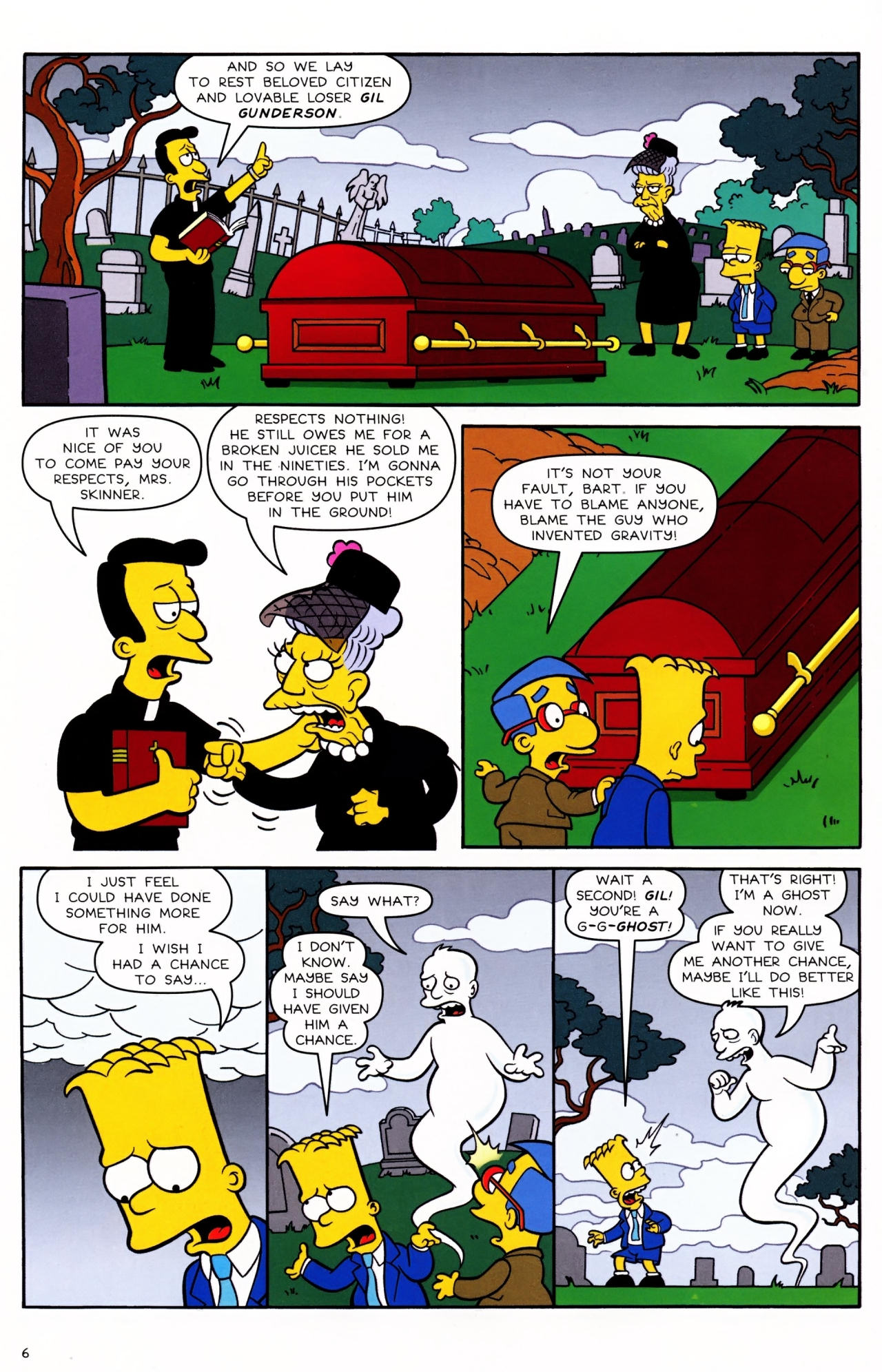 Read online Bongo Comics Presents Simpsons Super Spectacular comic -  Issue #7 - 8