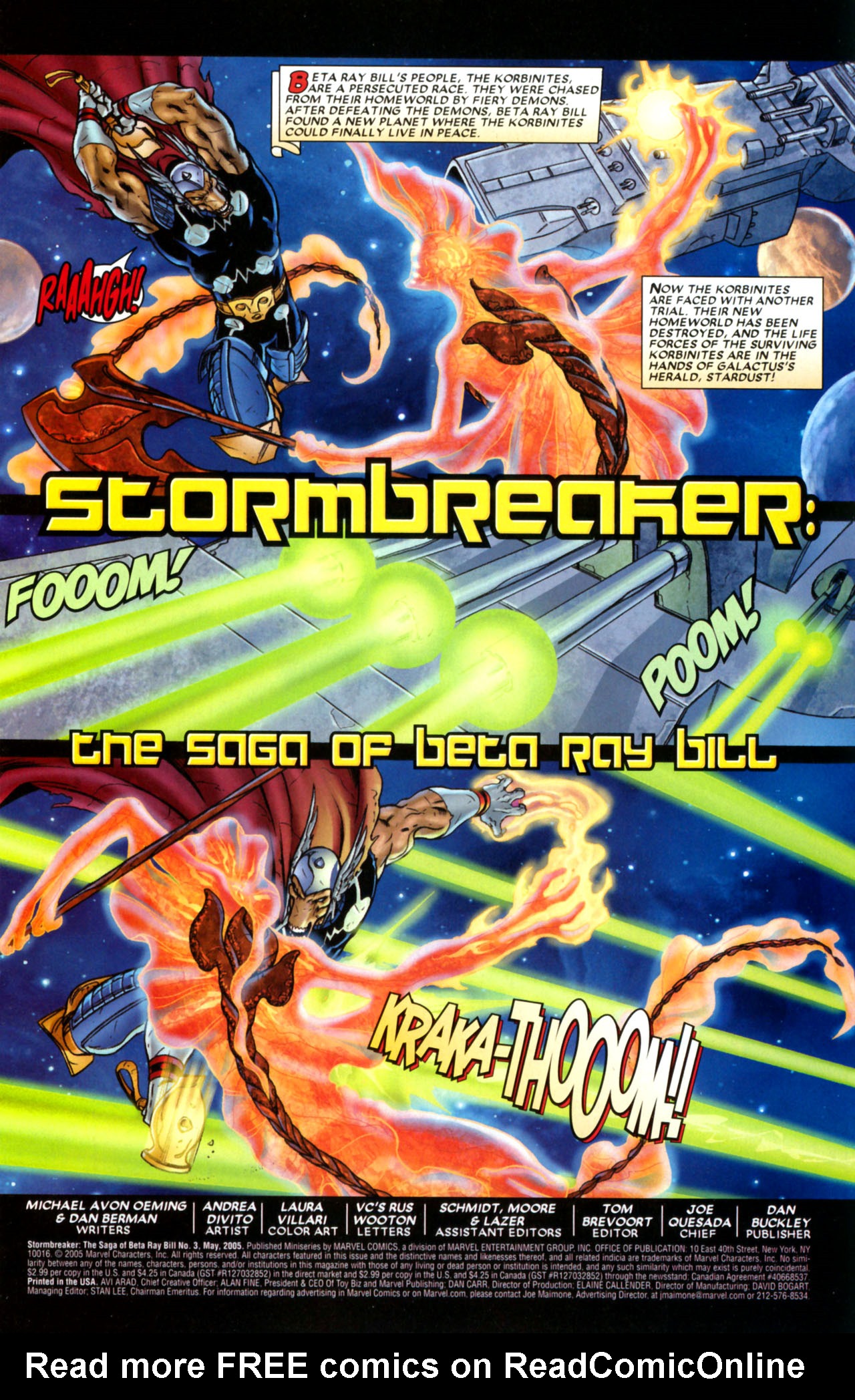 Read online Stormbreaker: The Saga of Beta Ray Bill comic -  Issue #3 - 2