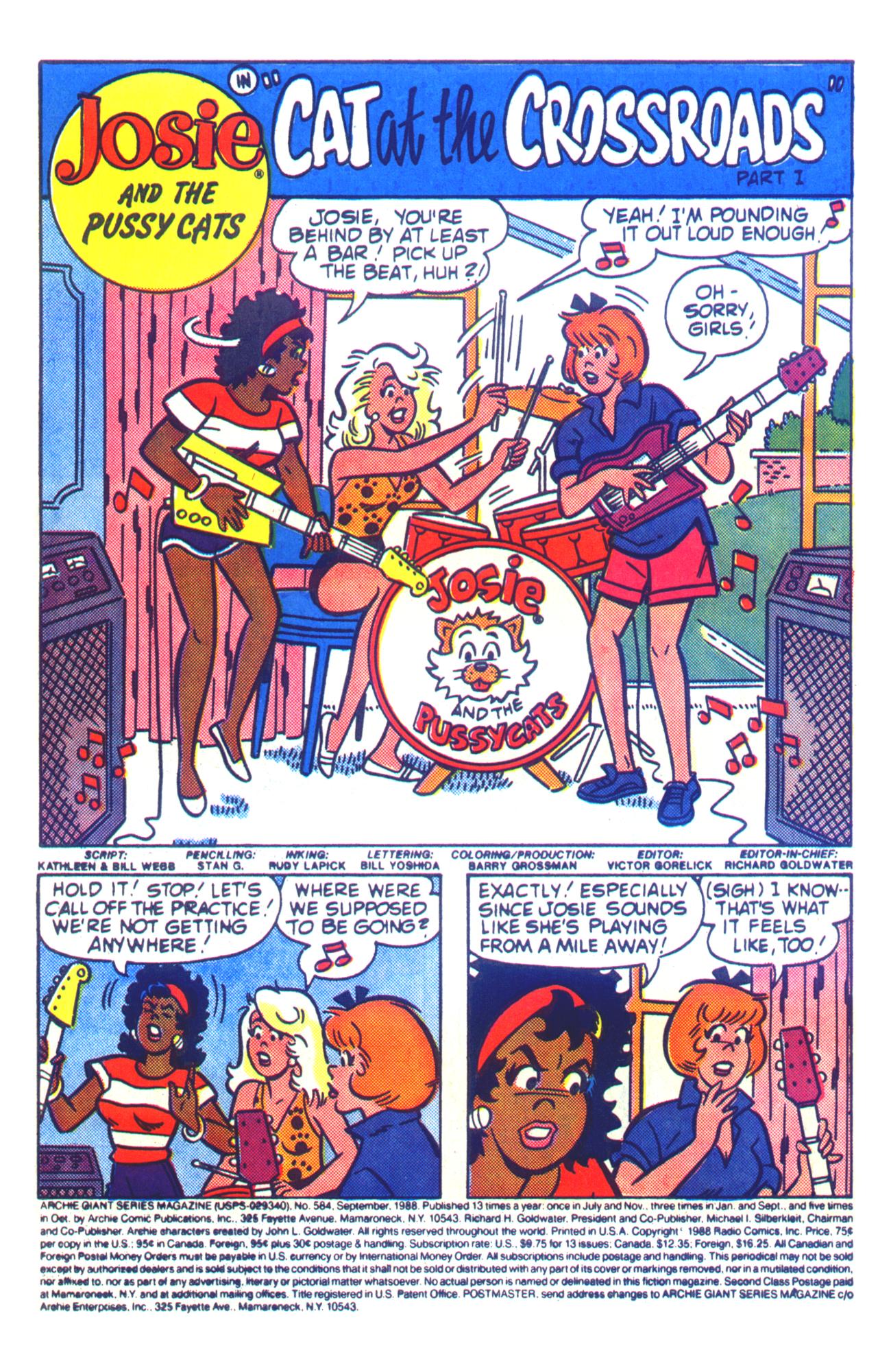 Read online Archie Giant Series Magazine comic -  Issue #584 - 3