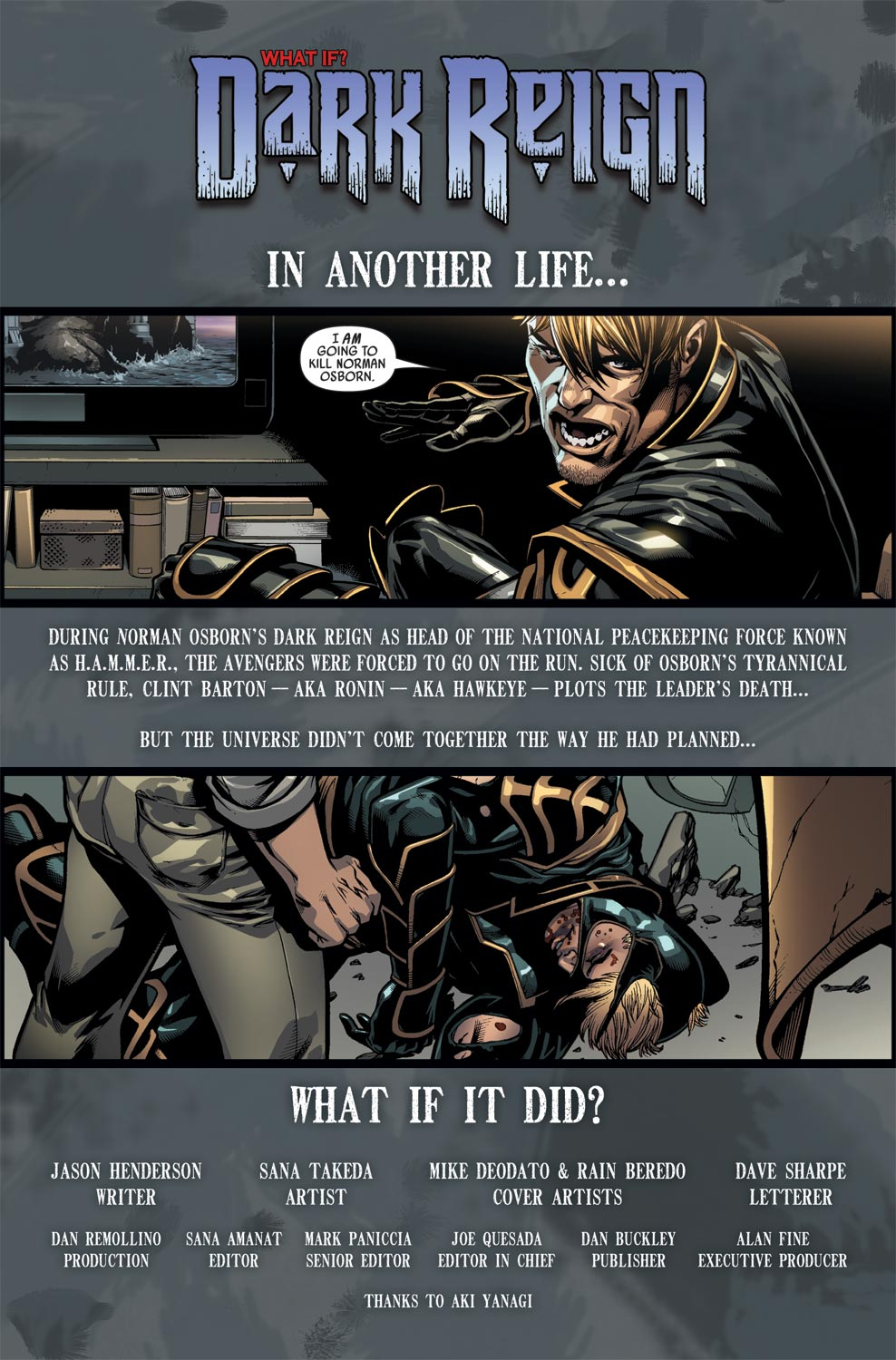 Read online What If? Dark Reign comic -  Issue # Full - 2