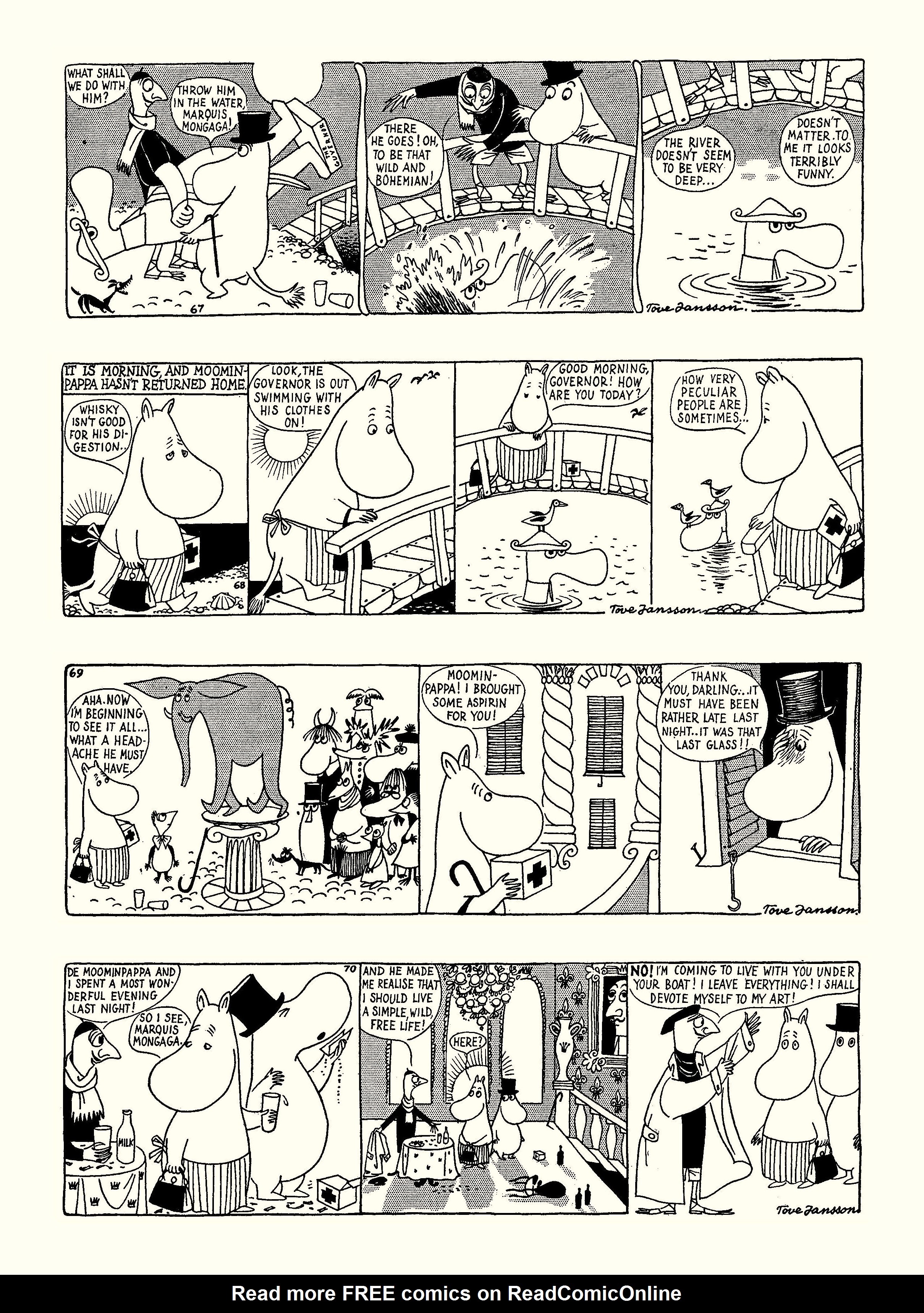 Read online Moomin: The Complete Tove Jansson Comic Strip comic -  Issue # TPB 1 - 65