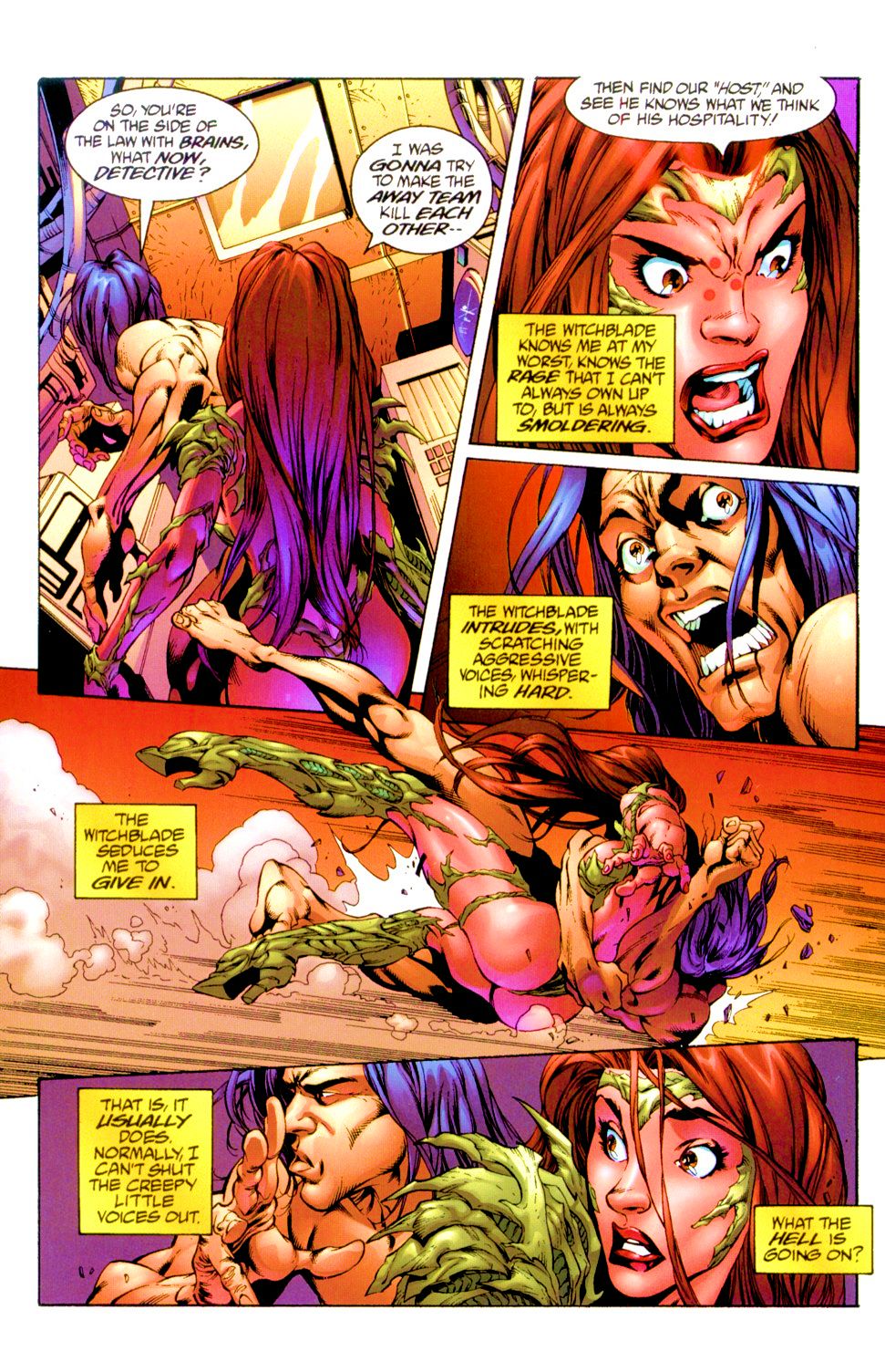 Read online Witchblade/Aliens/The Darkness/Predator: Mindhunter comic -  Issue #3 - 10