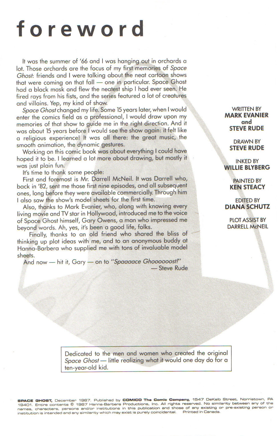 Read online Space Ghost (1987) comic -  Issue # Full - 2