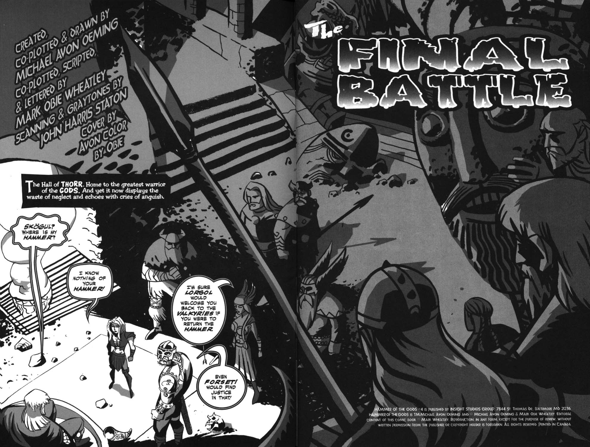 Read online Hammer of the Gods comic -  Issue #4 - 2