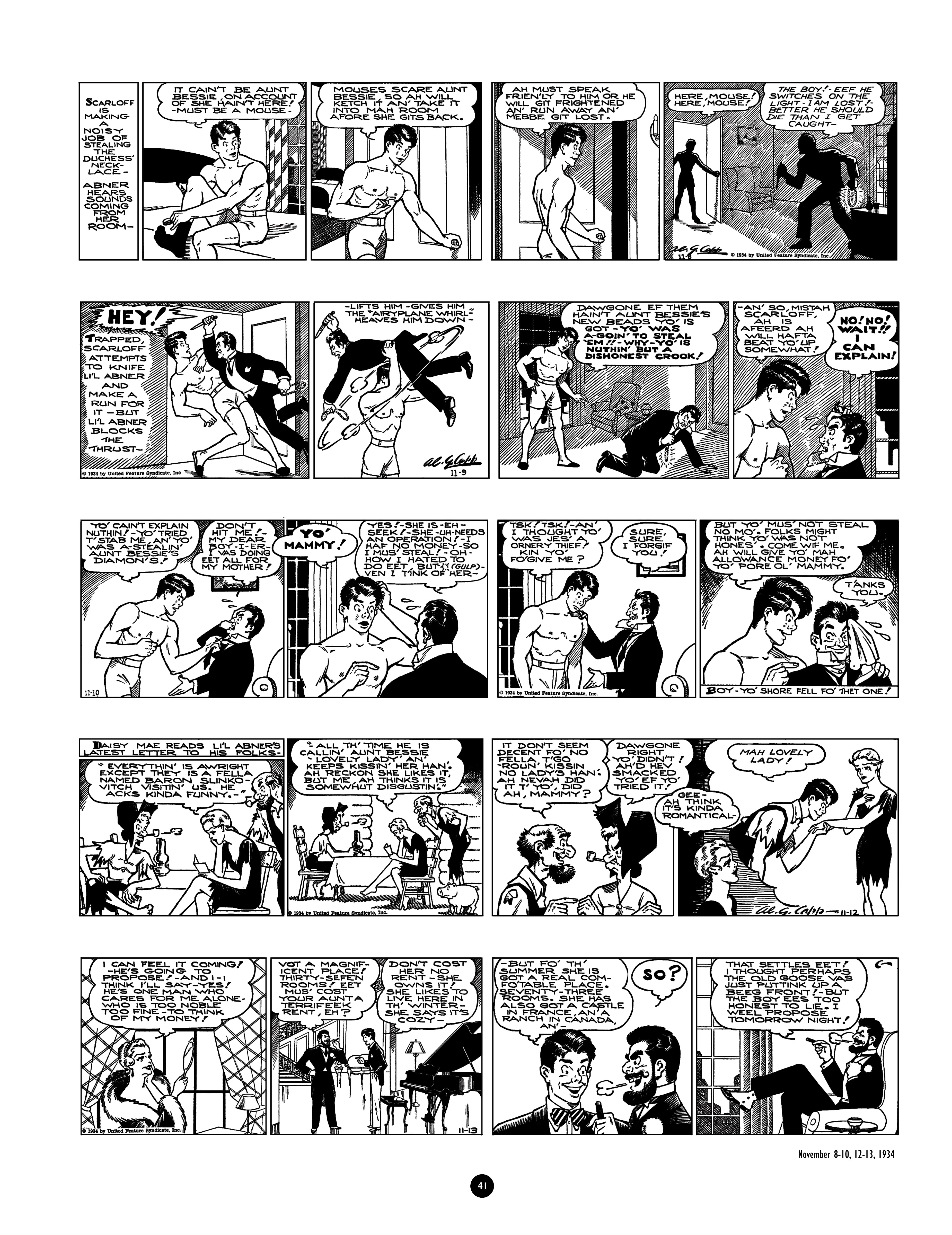 Read online Al Capp's Li'l Abner Complete Daily & Color Sunday Comics comic -  Issue # TPB 1 (Part 1) - 42