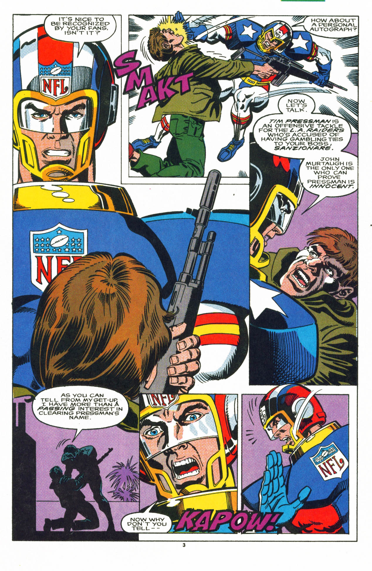 Read online NFL SuperPro comic -  Issue #1 - 4