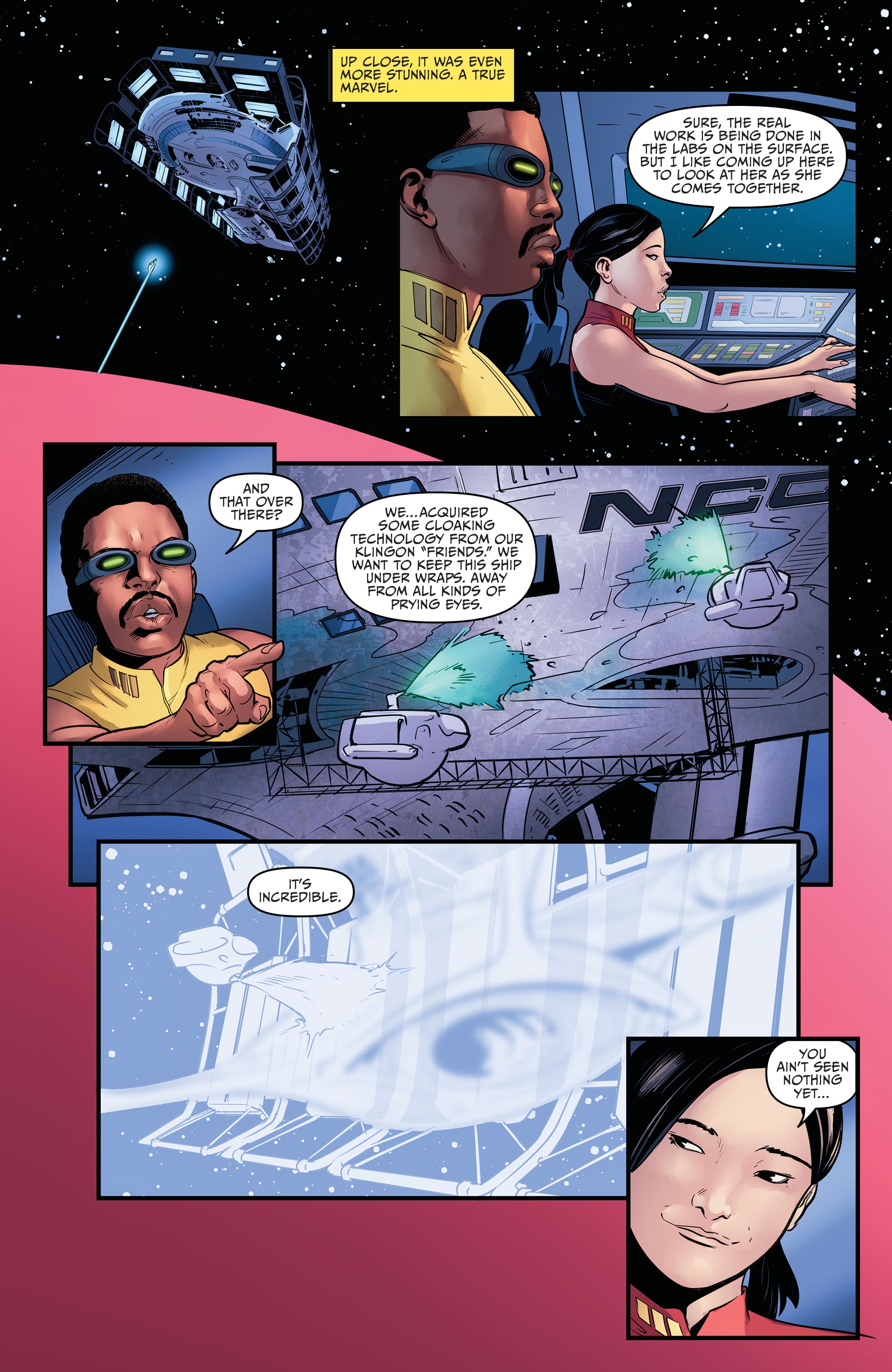 Read online Star Trek: The Mirror War - Captain LaForge comic -  Issue #1 - 13