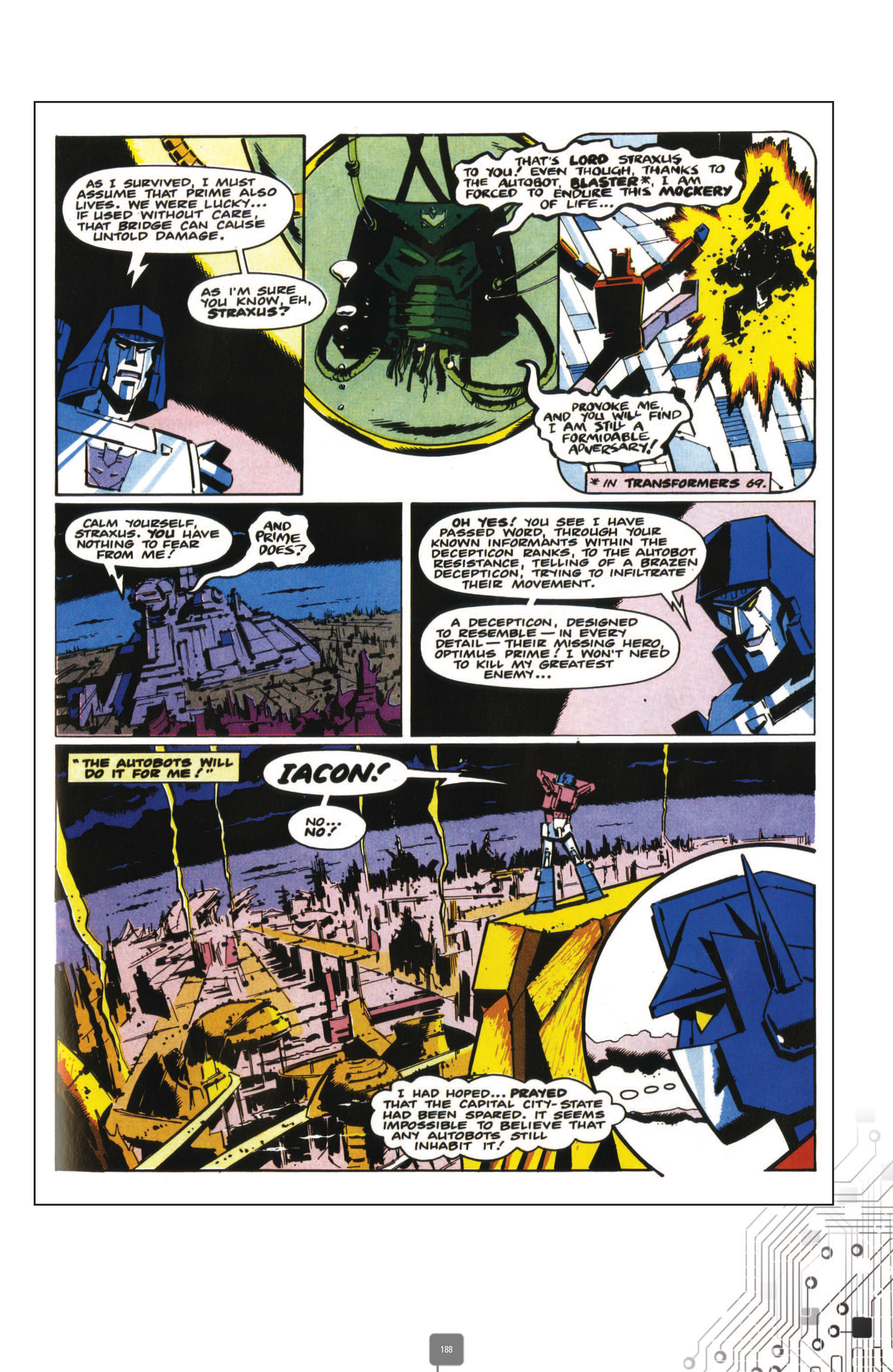 Read online The Transformers Classics UK comic -  Issue # TPB 3 - 189