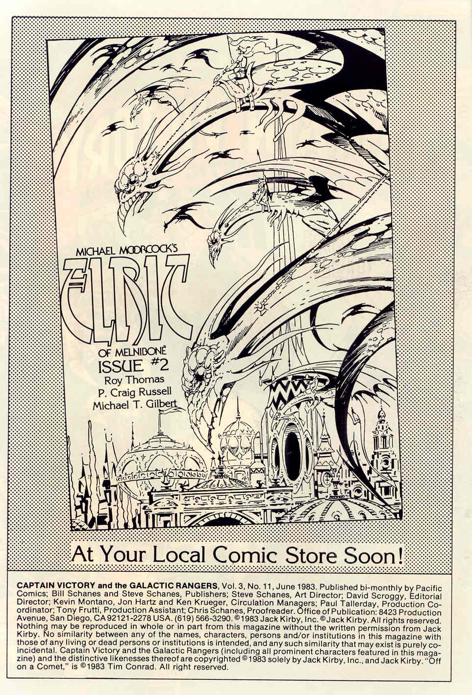 Read online Captain Victory and the Galactic Rangers (1981) comic -  Issue #11 - 2