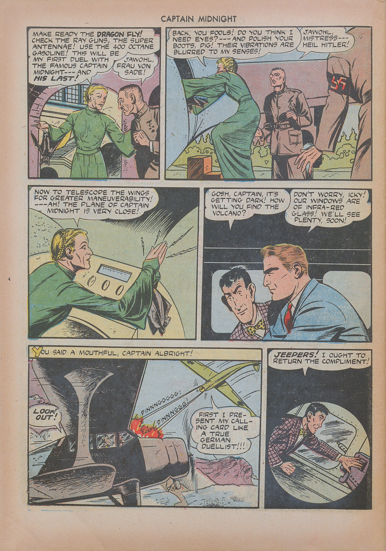 Read online Captain Midnight (1942) comic -  Issue #20 - 42