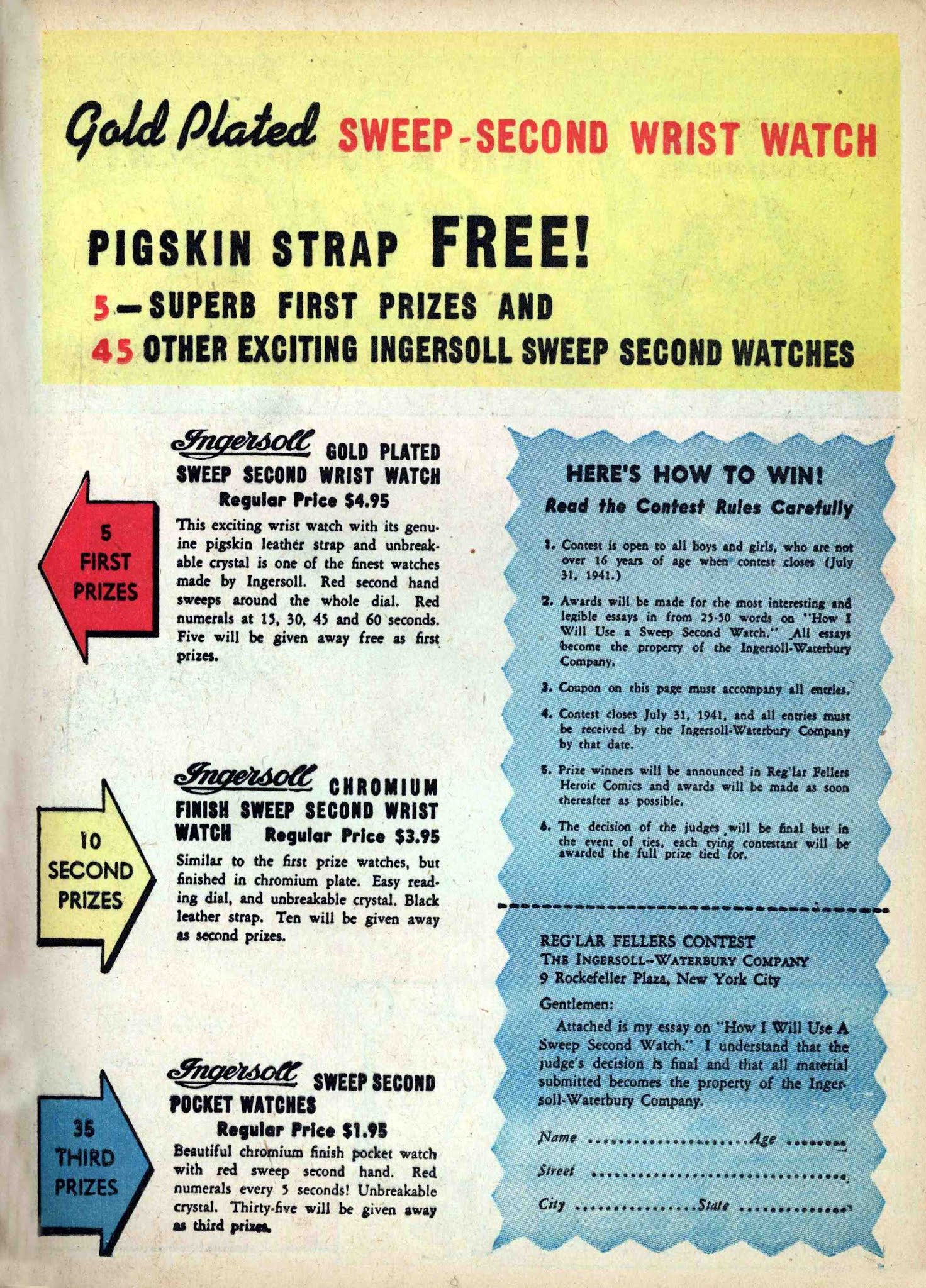 Read online Reg'lar Fellers Heroic Comics comic -  Issue #7 - 33