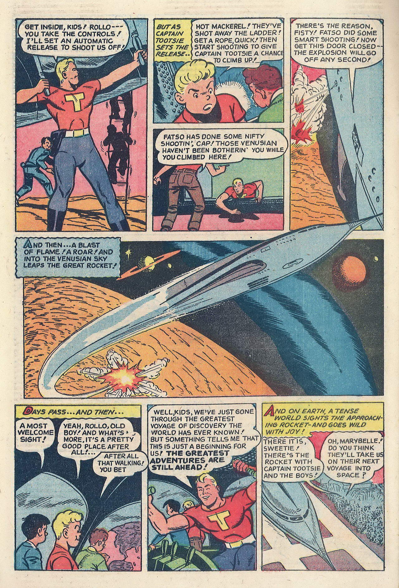 Read online Adventure of Captain Tootsie & the Space Legion comic -  Issue #1 - 34