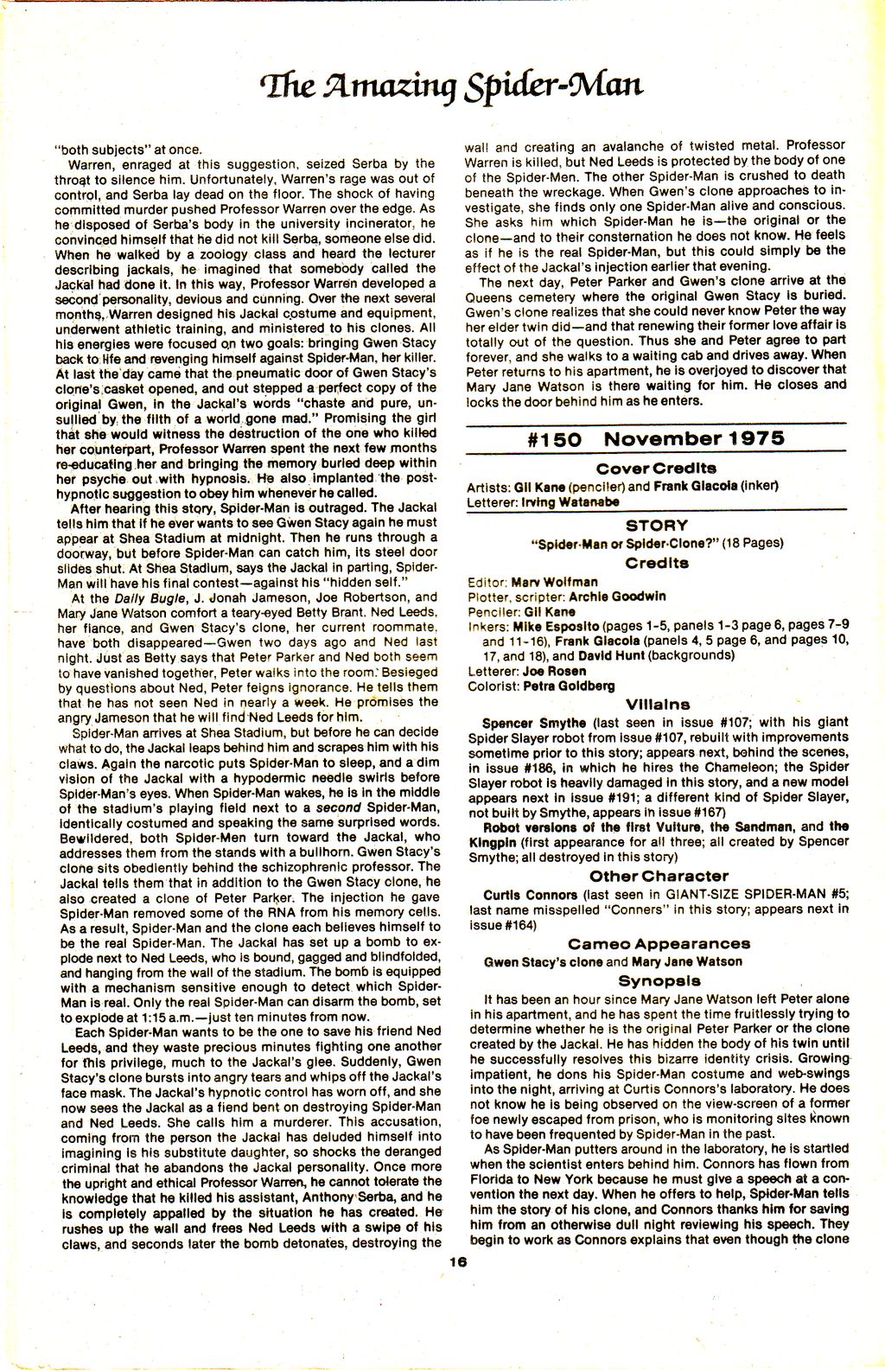 Read online The Official Marvel Index to The Amazing Spider-Man comic -  Issue #6 - 18