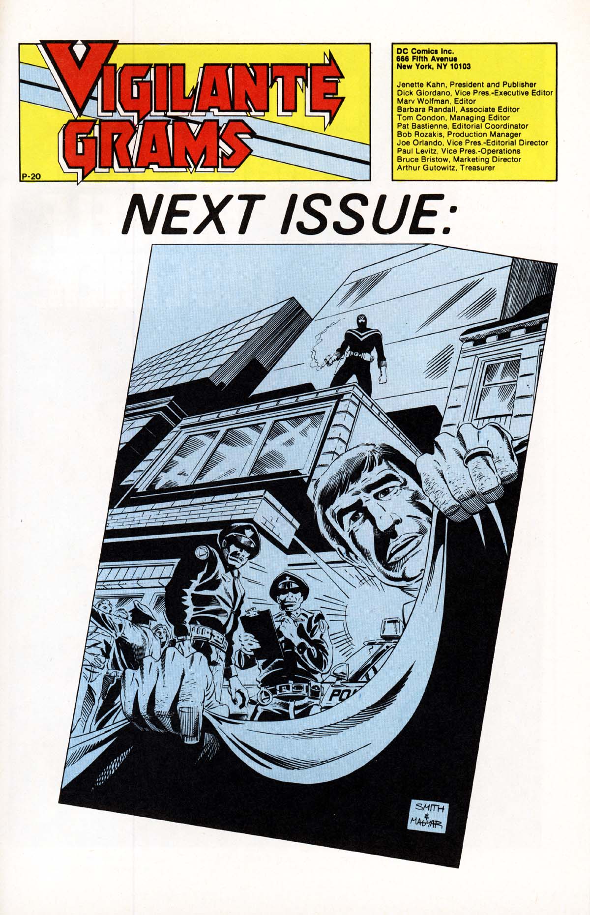 Read online Vigilante (1983) comic -  Issue #20 - 25