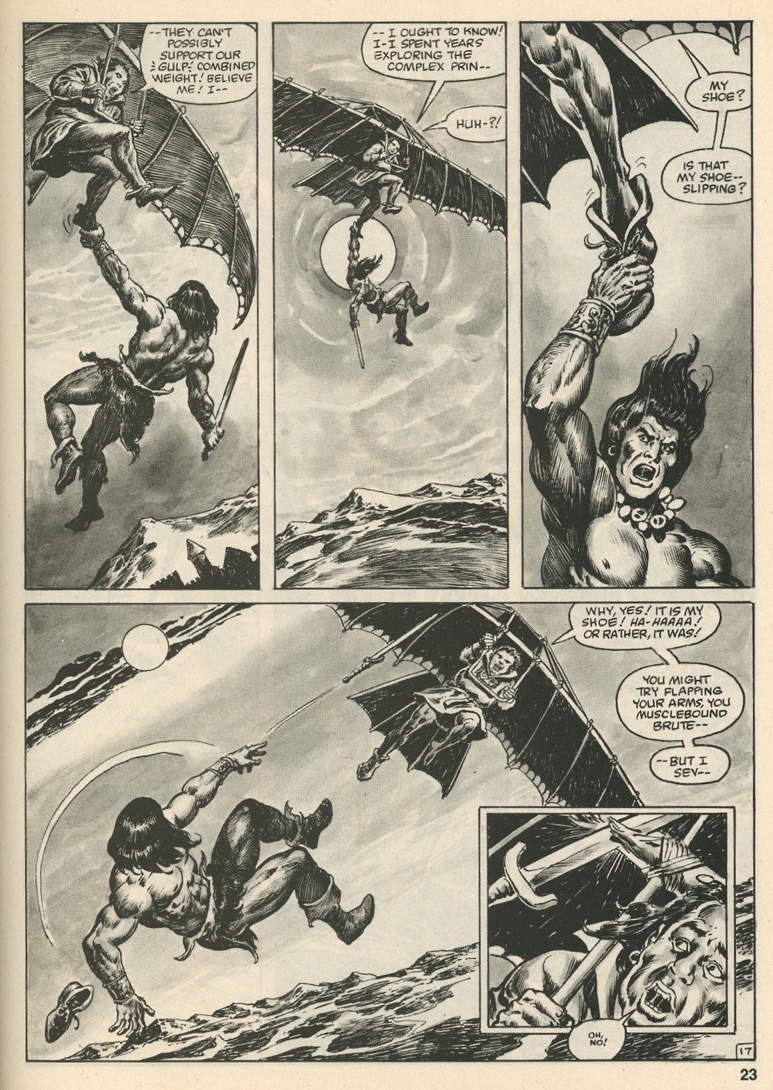 Read online The Savage Sword Of Conan comic -  Issue #108 - 23
