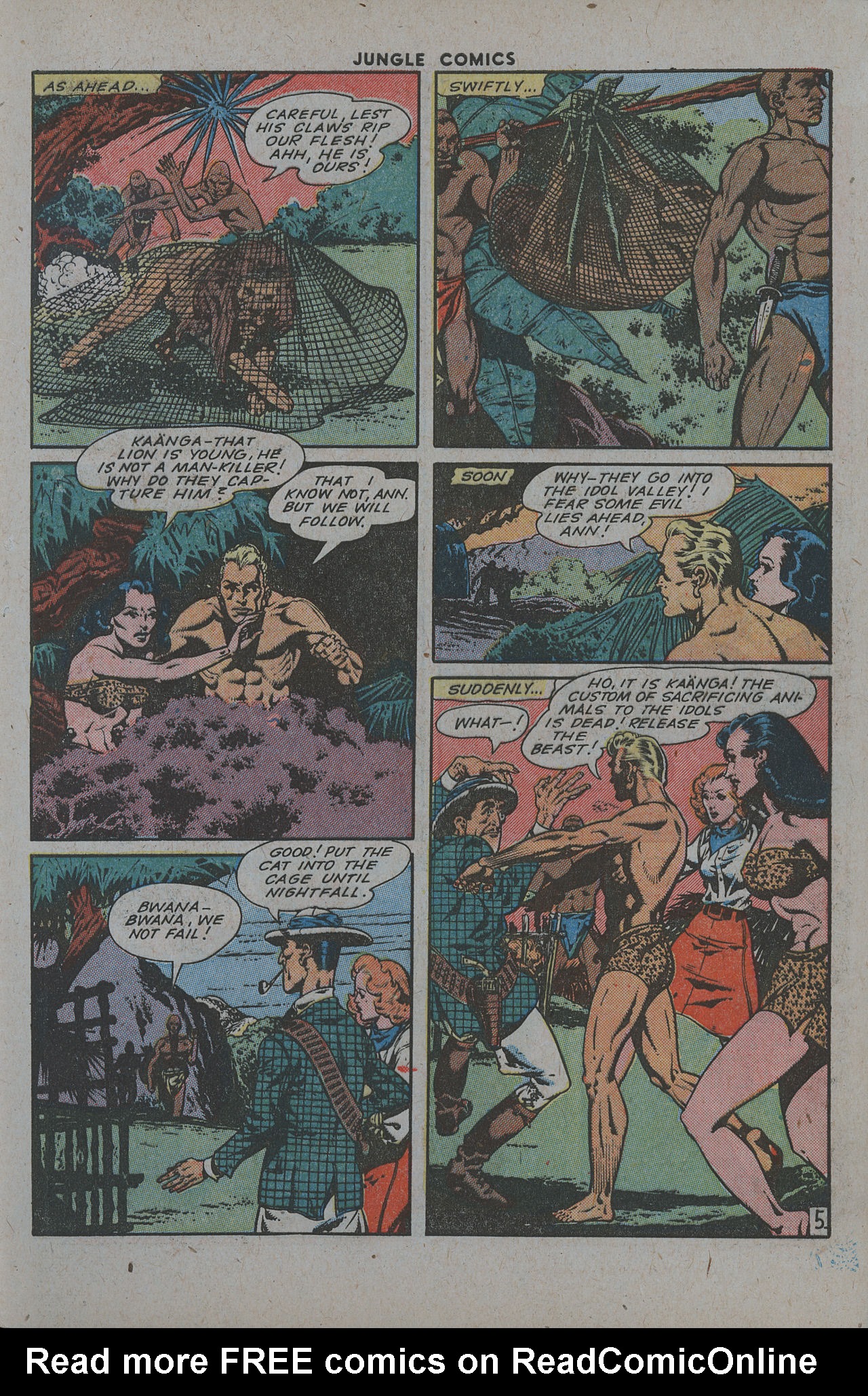 Read online Jungle Comics comic -  Issue #64 - 7