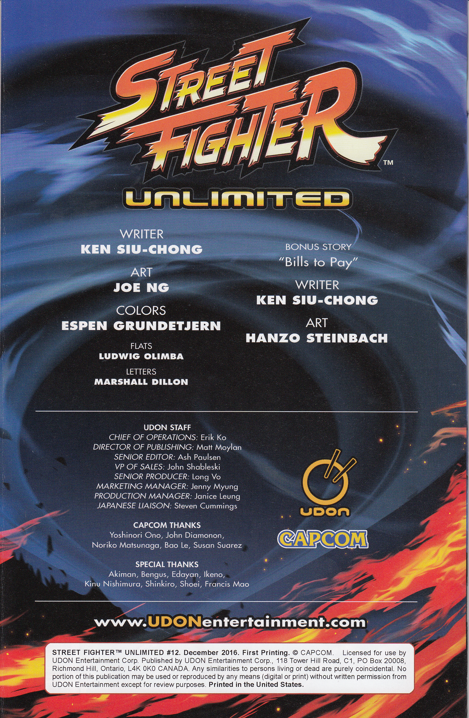 Read online Street Fighter Unlimited comic -  Issue #12 - 2