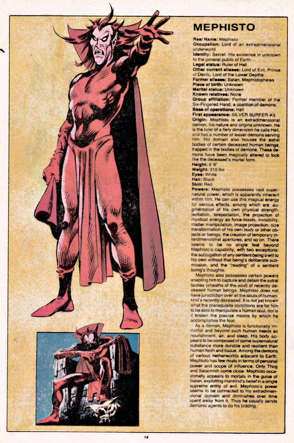 Read online The Official Handbook of the Marvel Universe comic -  Issue #7 - 15