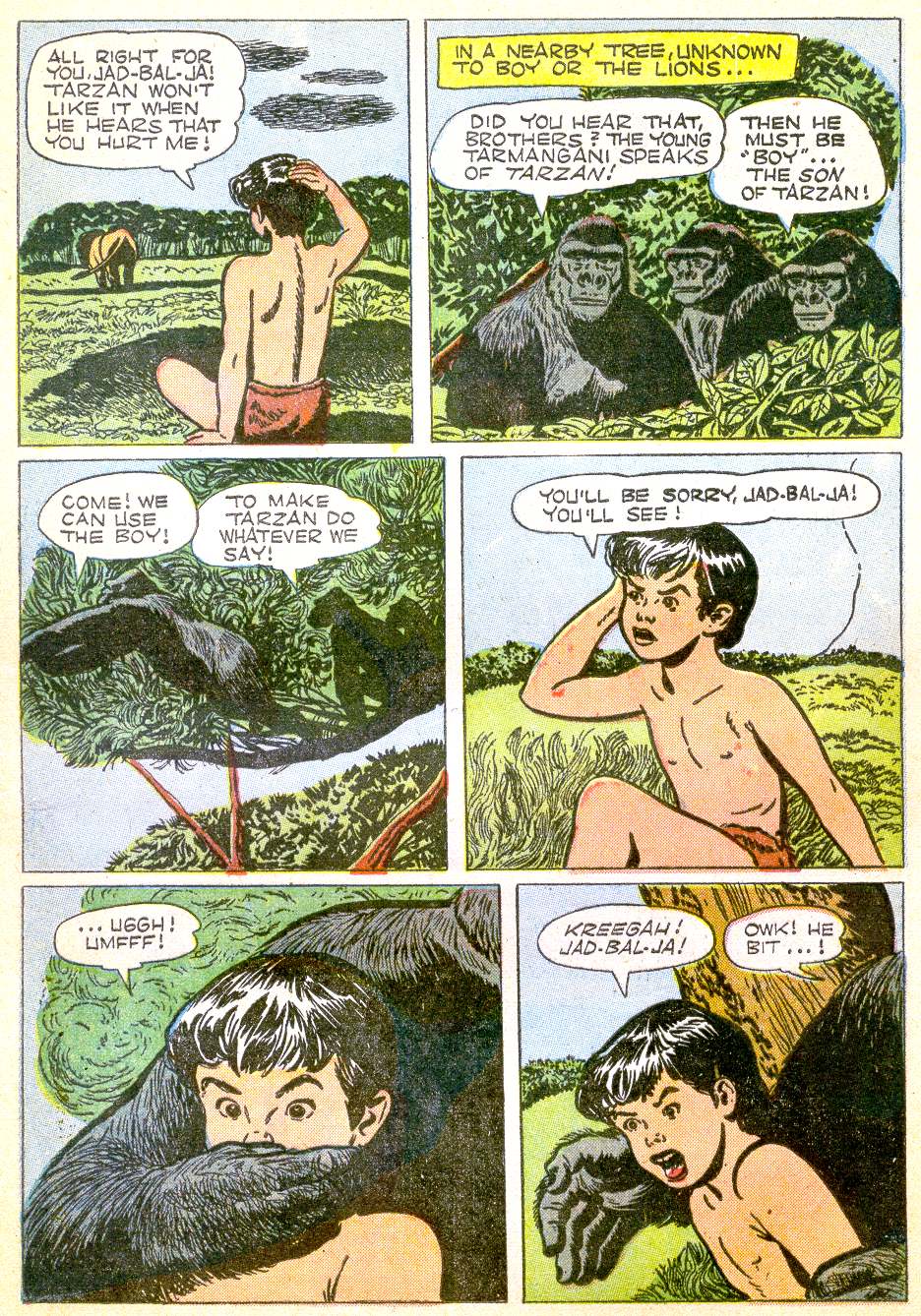 Read online Tarzan (1948) comic -  Issue #52 - 21