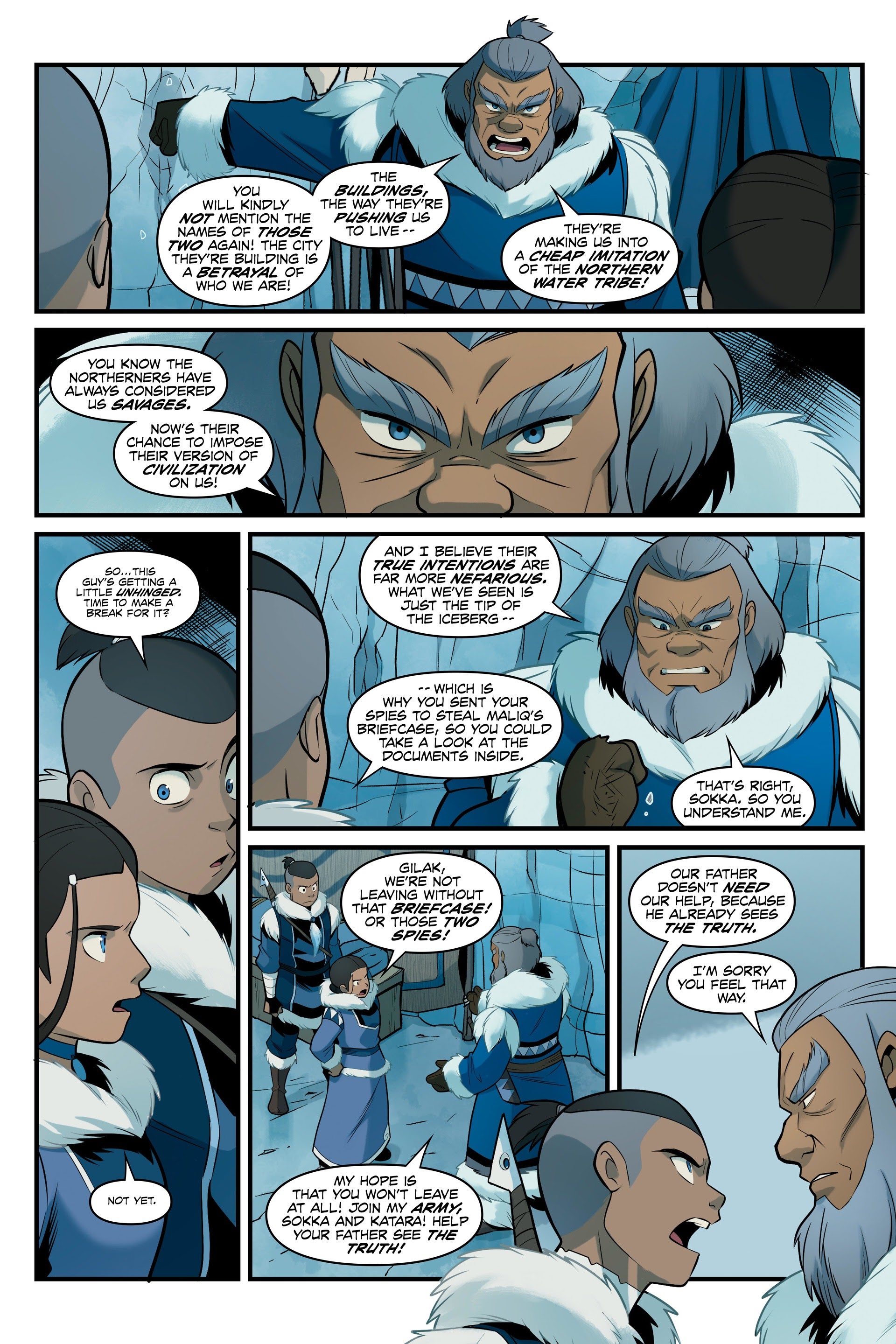 Read online Avatar: The Last Airbender--North and South Omnibus comic -  Issue # TPB (Part 1) - 57