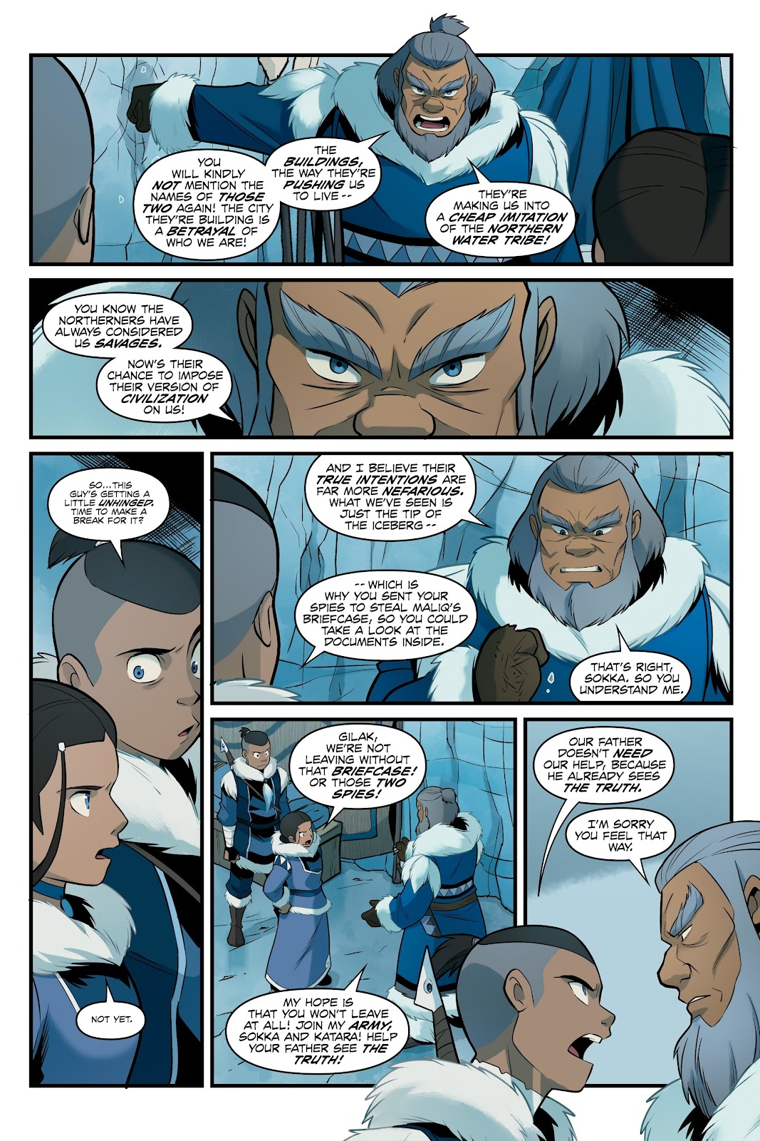Avatar: The Last Airbender--North and South Omnibus issue TPB (Part 1) - Page 57