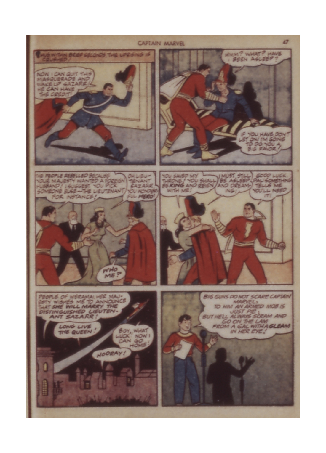 Read online Captain Marvel Adventures comic -  Issue #11 - 47