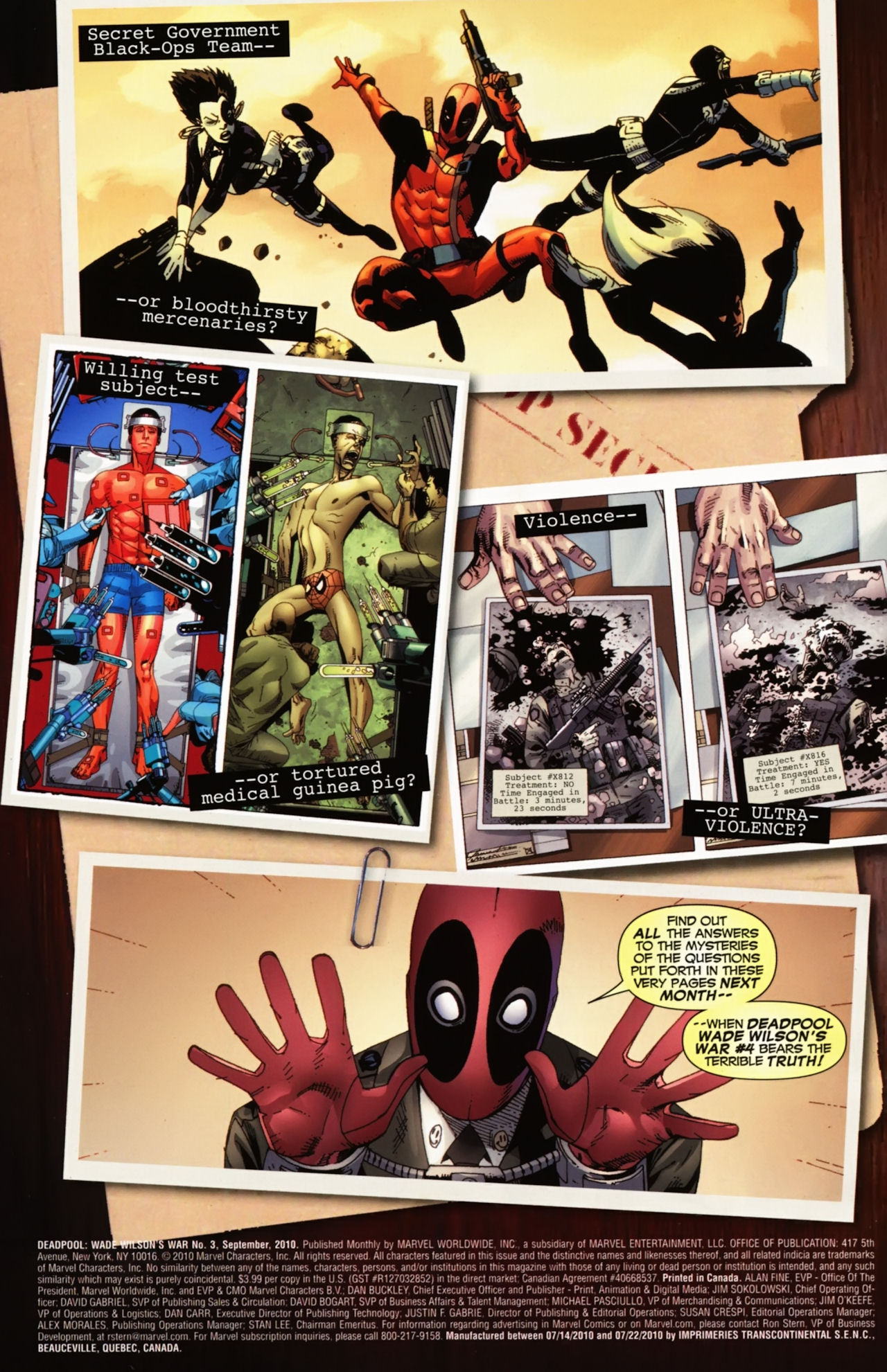 Read online Deadpool: Wade Wilson's War comic -  Issue #3 - 25