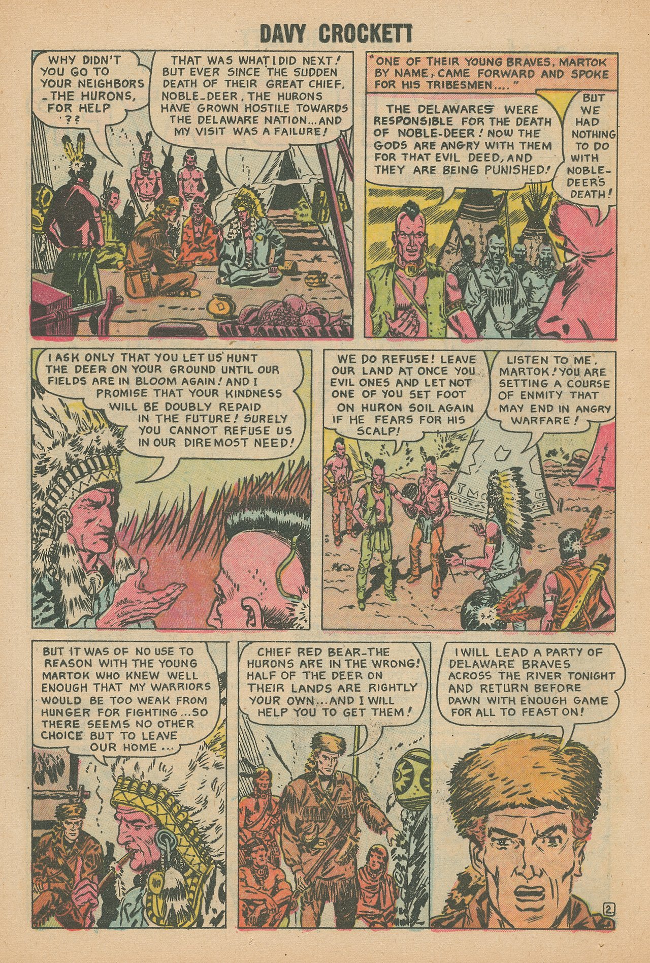 Read online Davy Crockett comic -  Issue #2 - 24