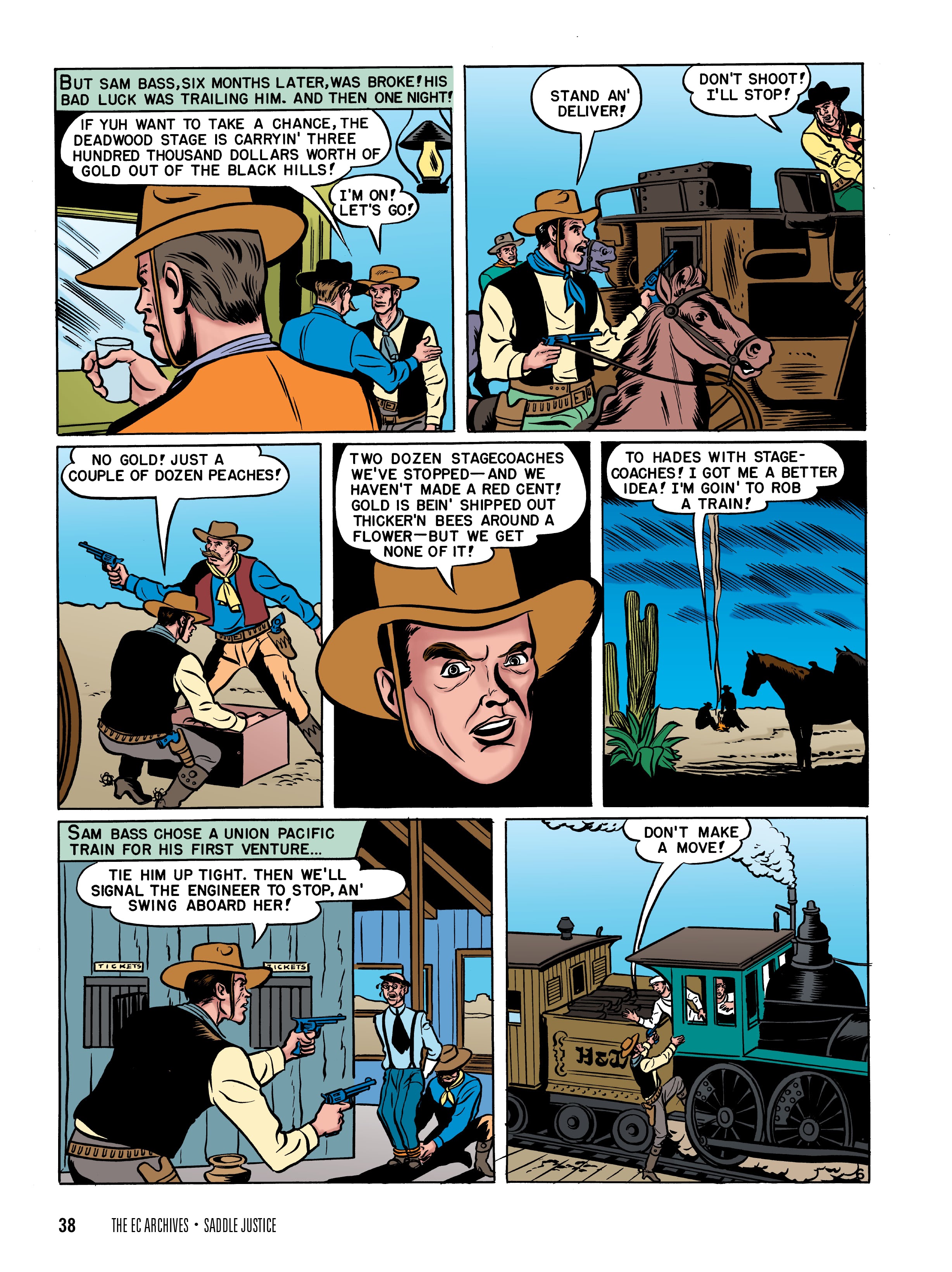 Read online The EC Archives: Saddle Justice comic -  Issue # TPB (Part 1) - 40