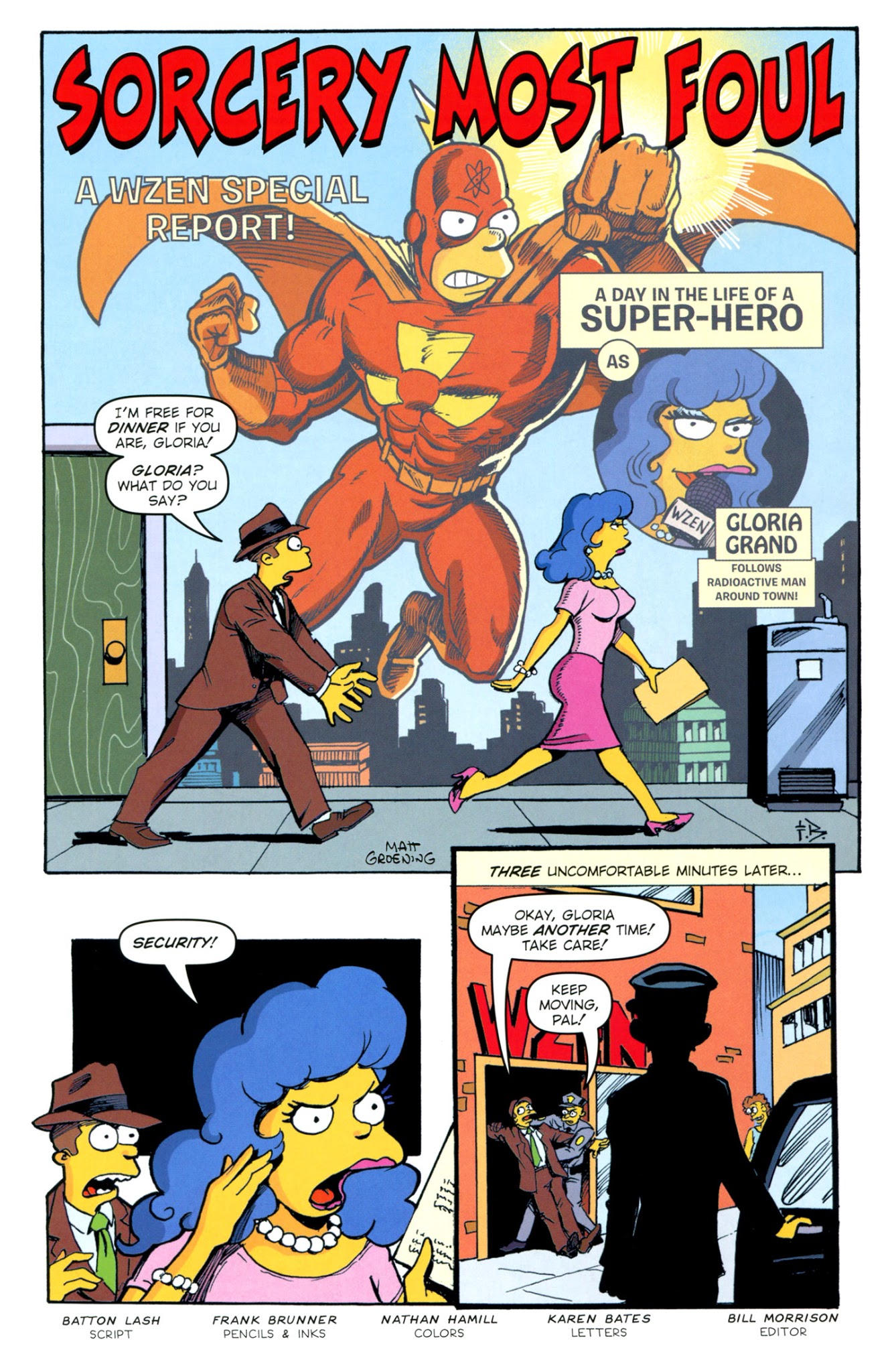 Read online Bongo Comics Presents Simpsons Super Spectacular comic -  Issue #15 - 15