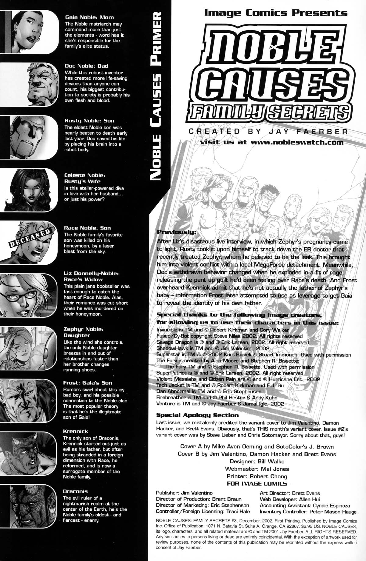 Read online Noble Causes: Family Secrets comic -  Issue #3 - 2