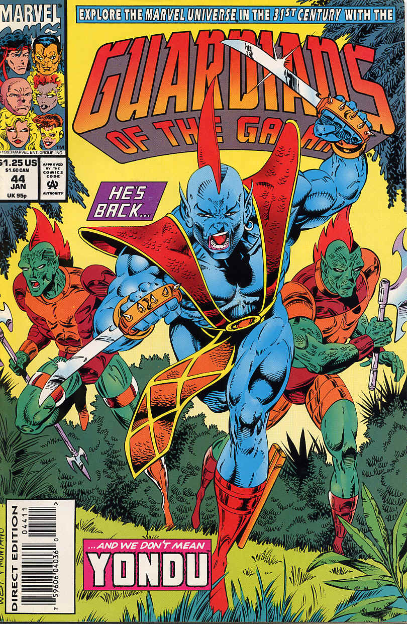 Read online Guardians of the Galaxy (1990) comic -  Issue #44 - 1