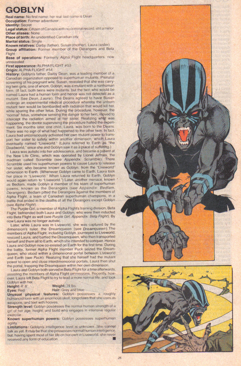 Read online The Official Handbook of the Marvel Universe: Update '89 comic -  Issue #3 - 27