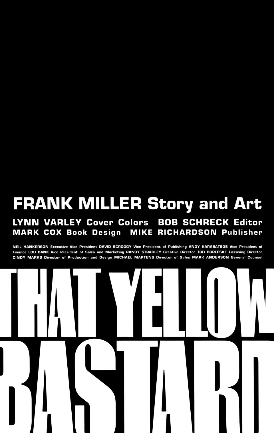 Read online Sin City: That Yellow Bastard comic -  Issue #6 - 12