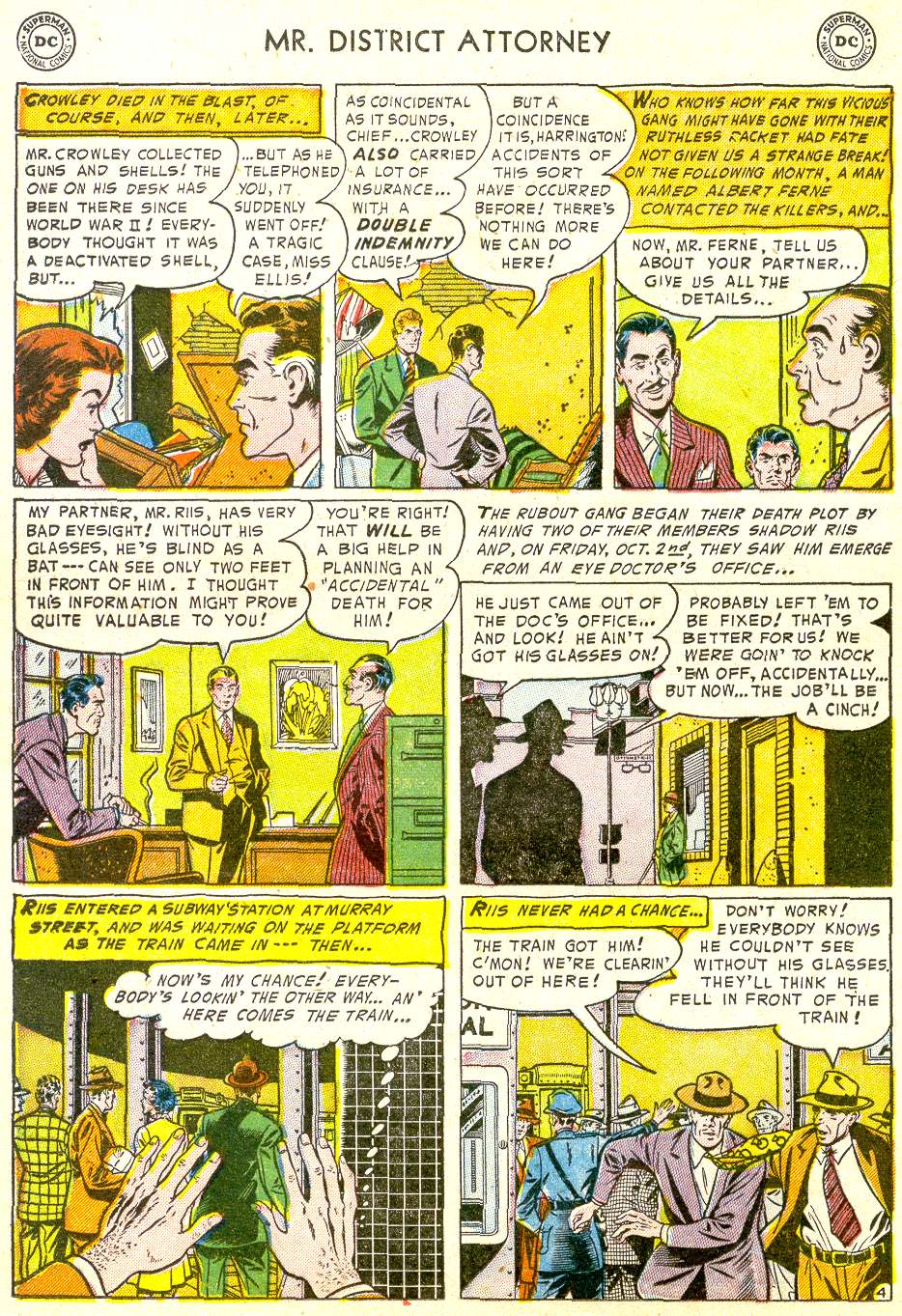 Read online Mr. District Attorney comic -  Issue #35 - 16