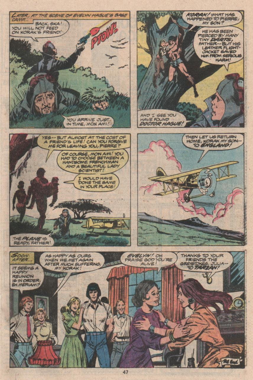 Read online Tarzan (1977) comic -  Issue # _Annual 3 - 36