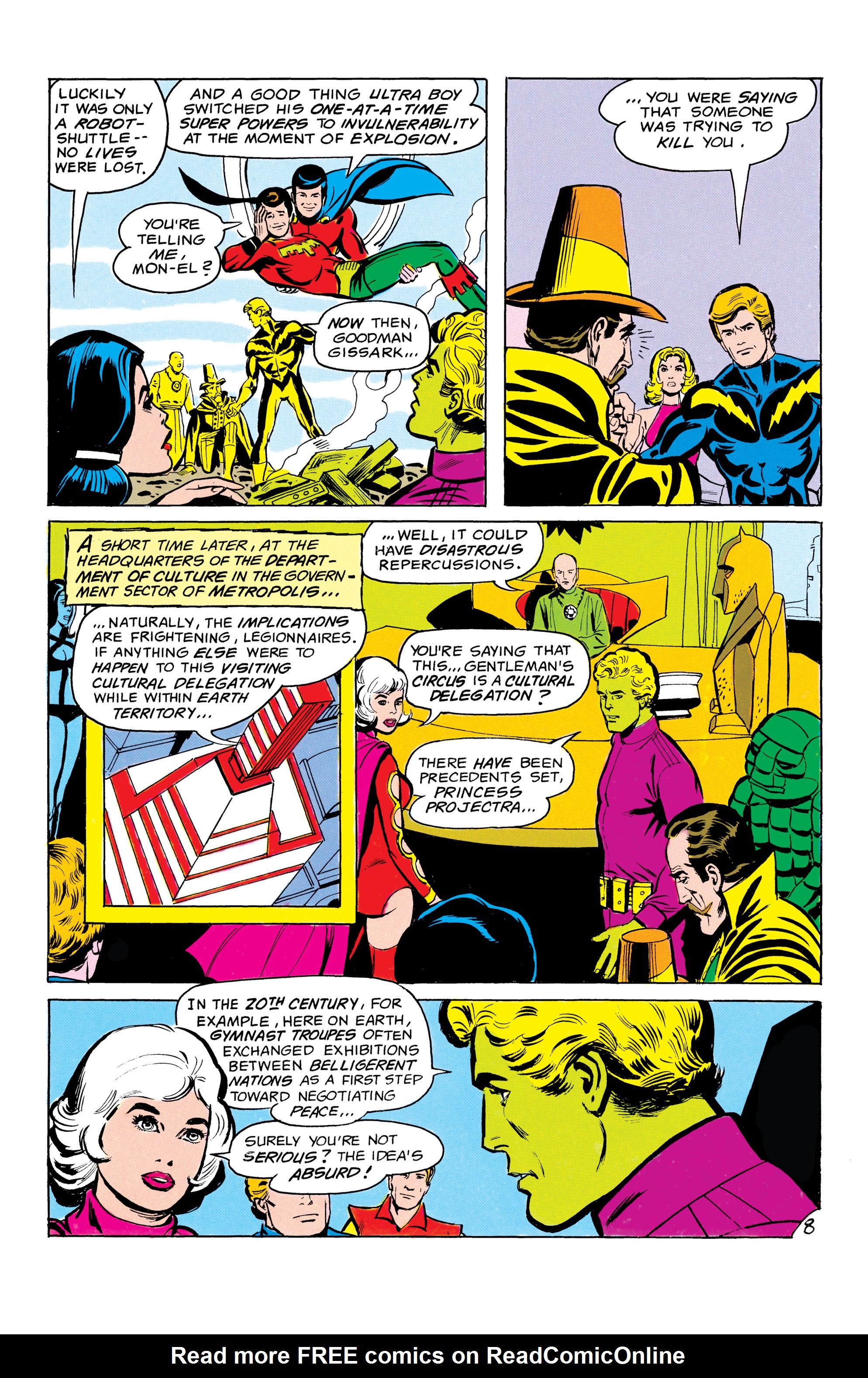 Read online Legion of Super-Heroes (1980) comic -  Issue #260 - 9