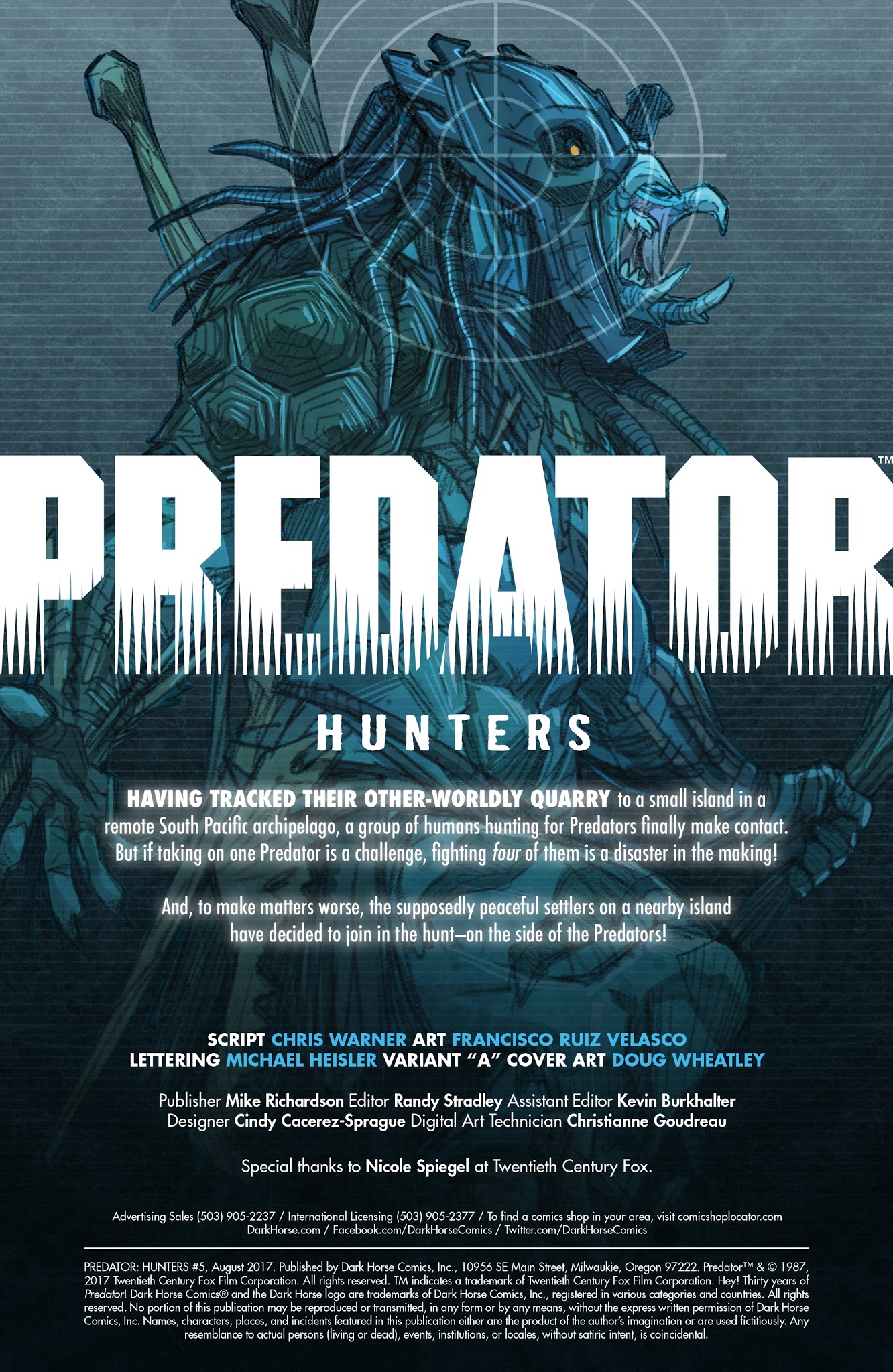 Read online Predator: Hunters comic -  Issue #5 - 2