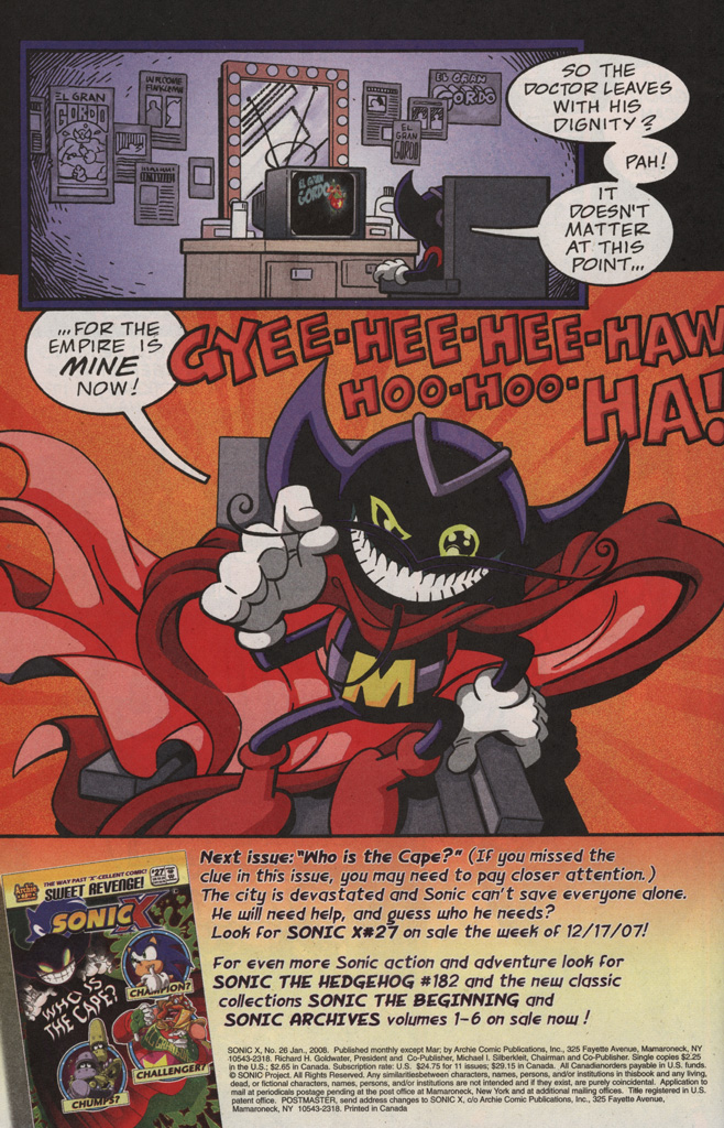 Read online Sonic X comic -  Issue #26 - 34