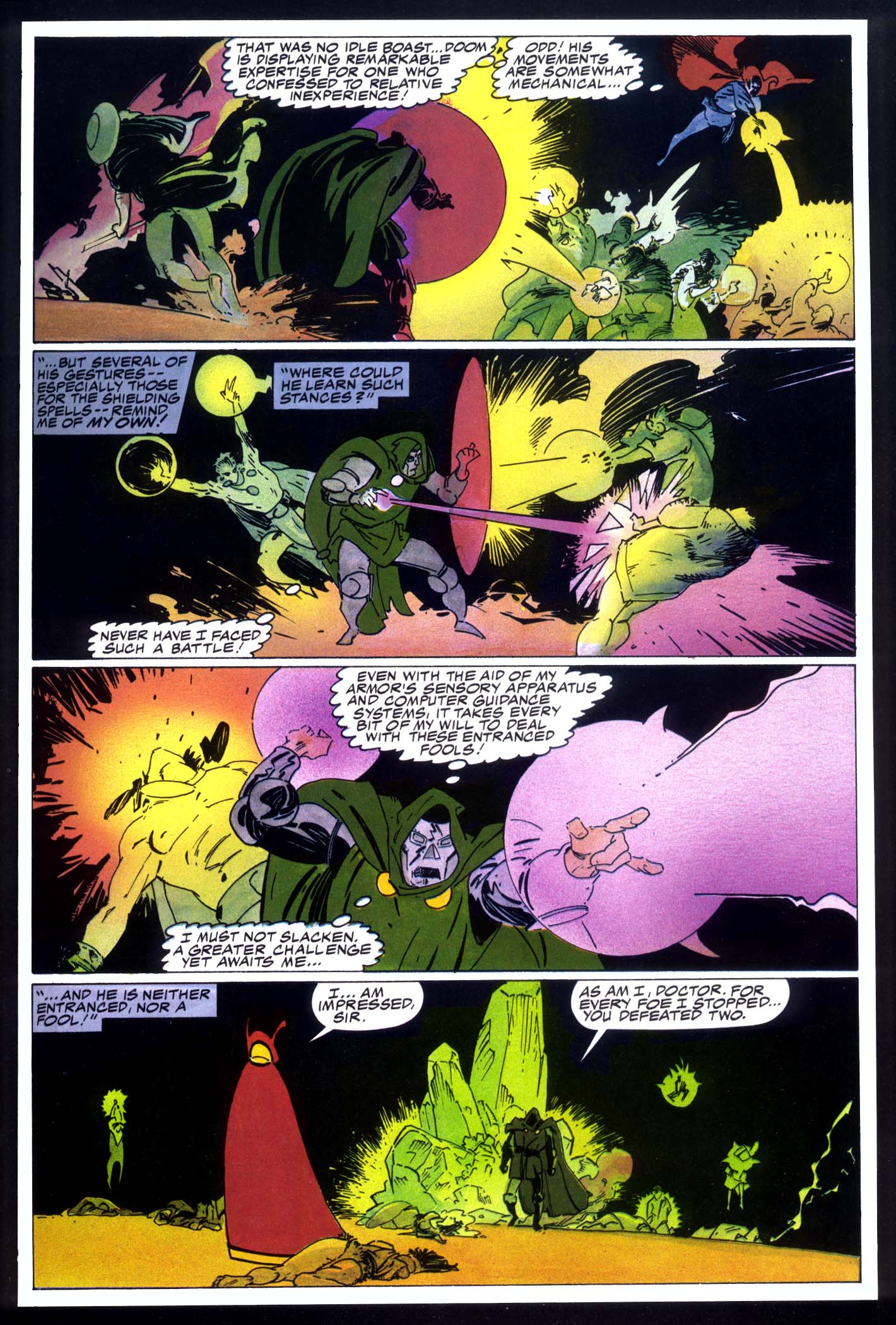 Read online Marvel Graphic Novel comic -  Issue #49 - Doctor Strange & Doctor Doom - Triumph & Torment - 24