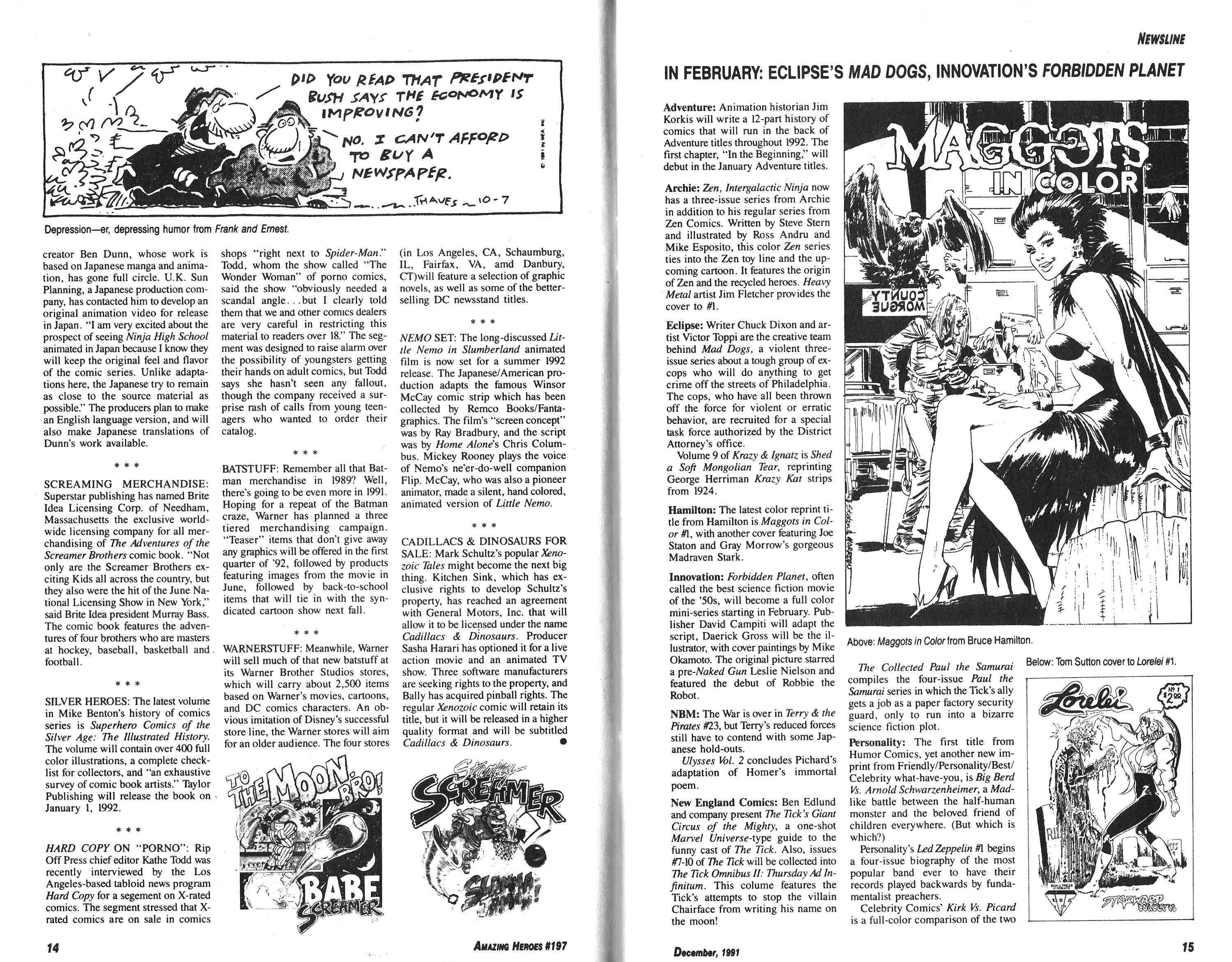 Read online Amazing Heroes comic -  Issue #197 - 8