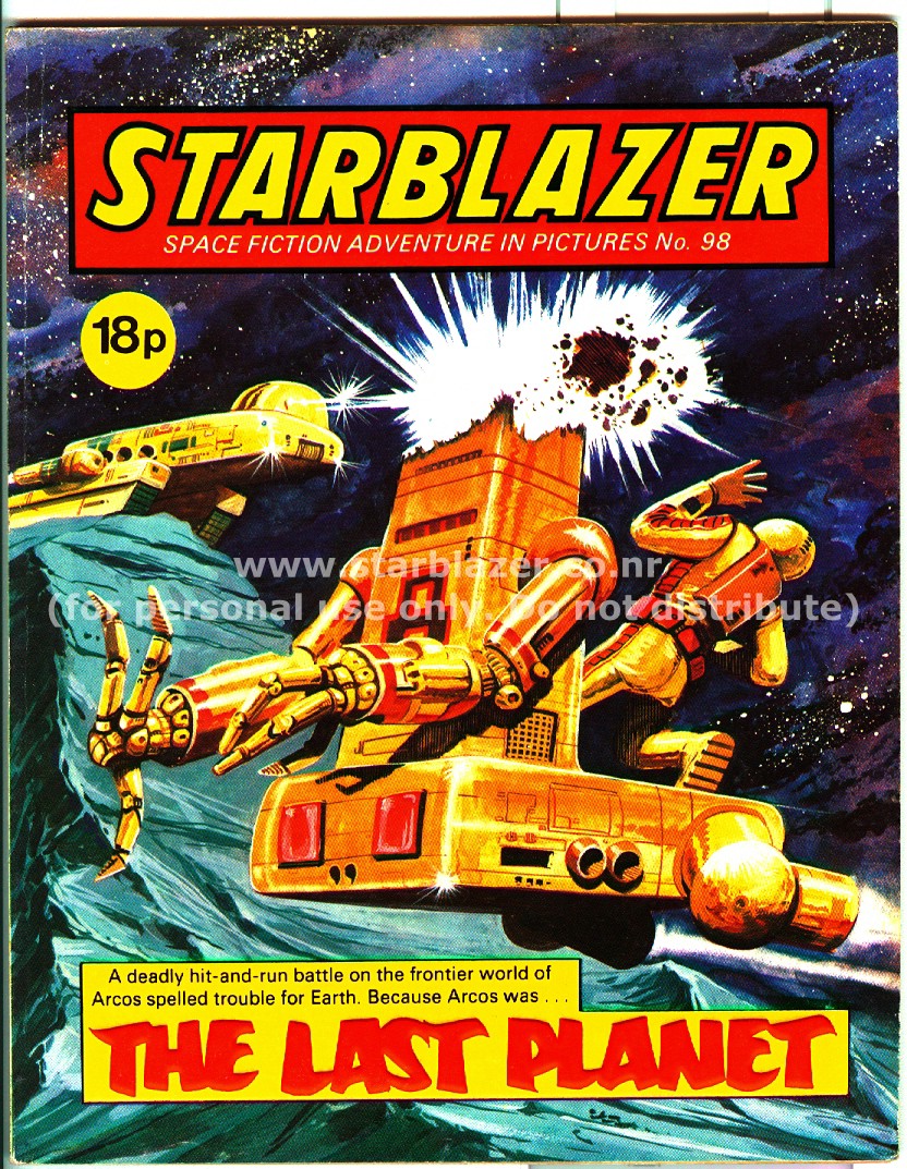 Read online Starblazer comic -  Issue #98 - 2
