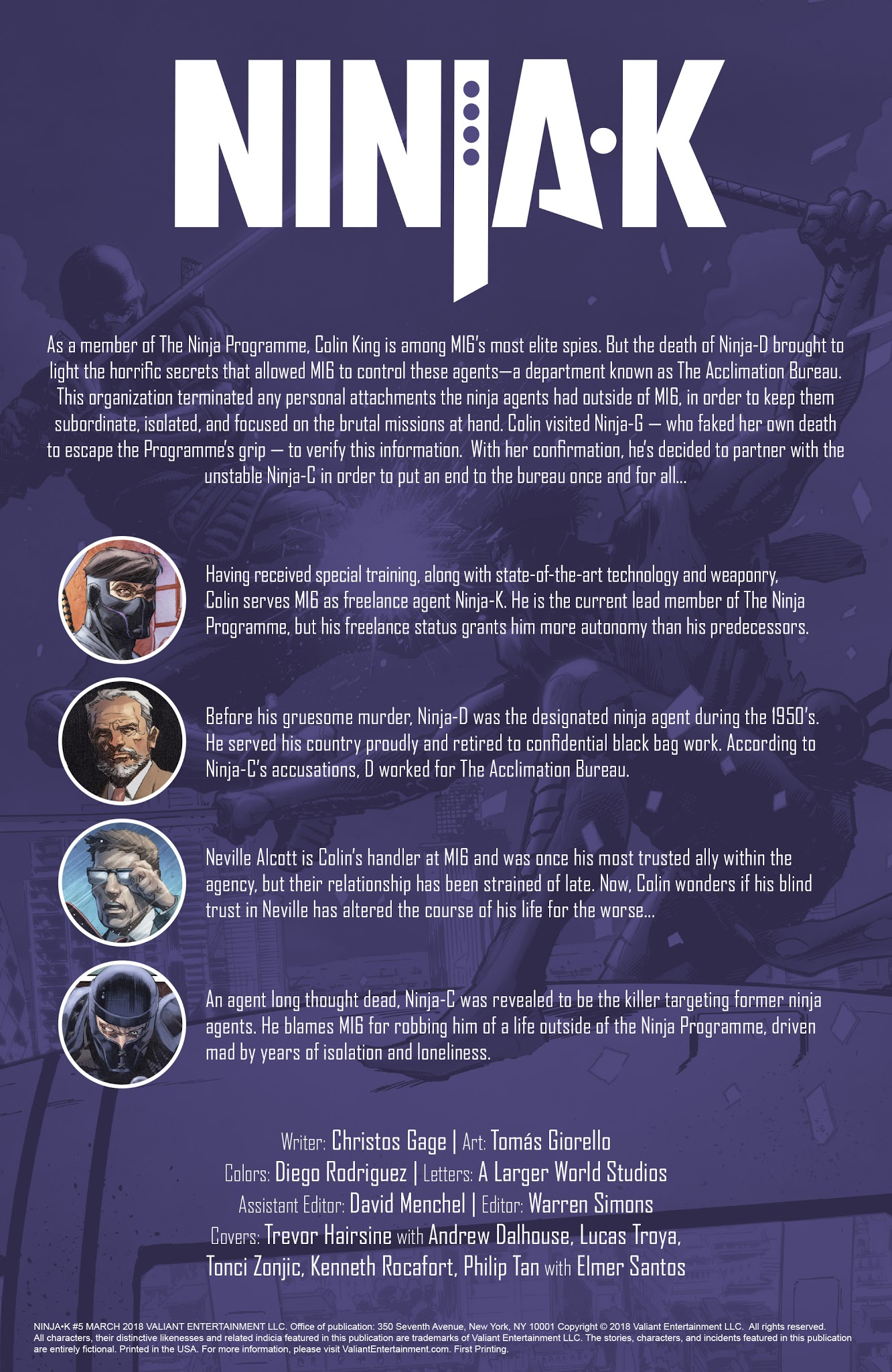 Read online Ninja-K comic -  Issue #5 - 2
