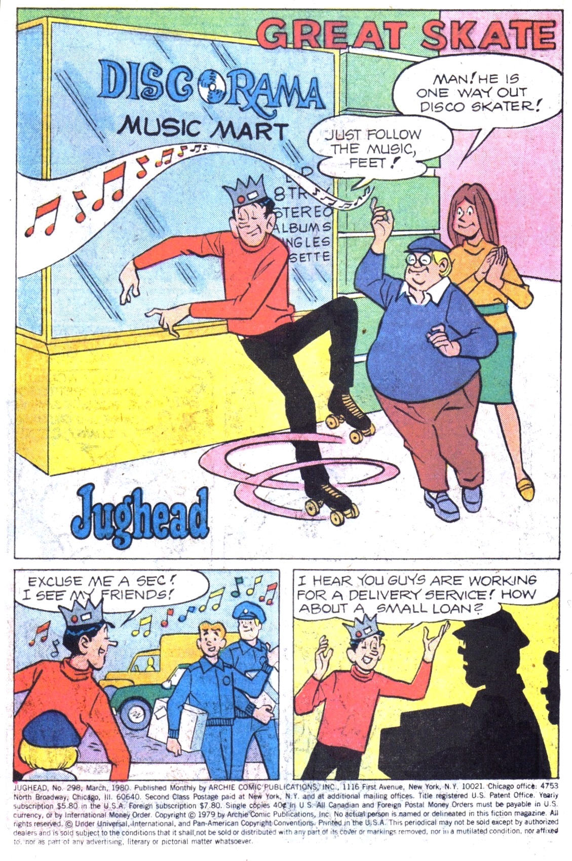 Read online Jughead (1965) comic -  Issue #298 - 3