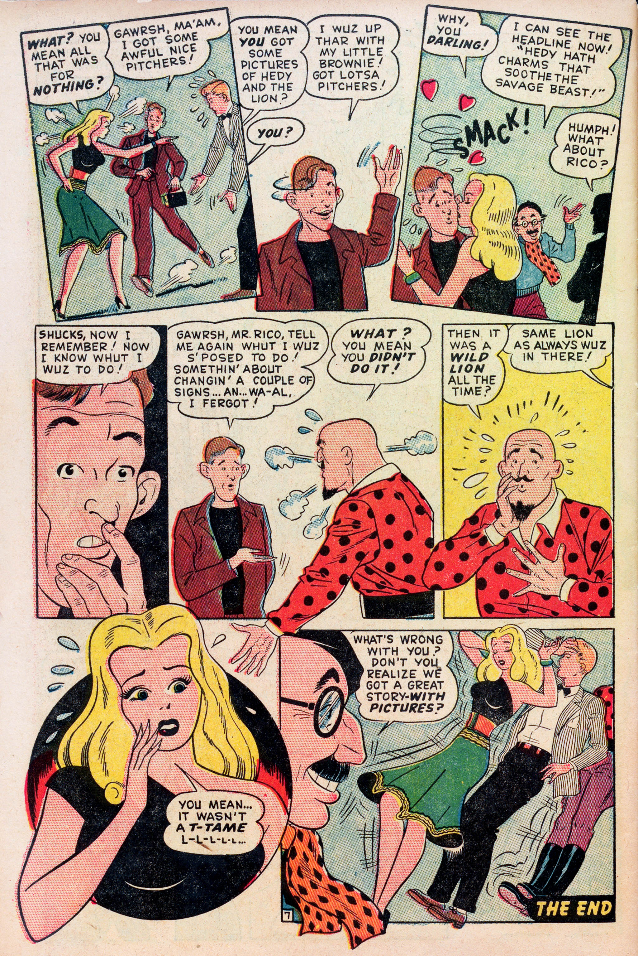 Read online Comedy Comics (1948) comic -  Issue #1 - 32