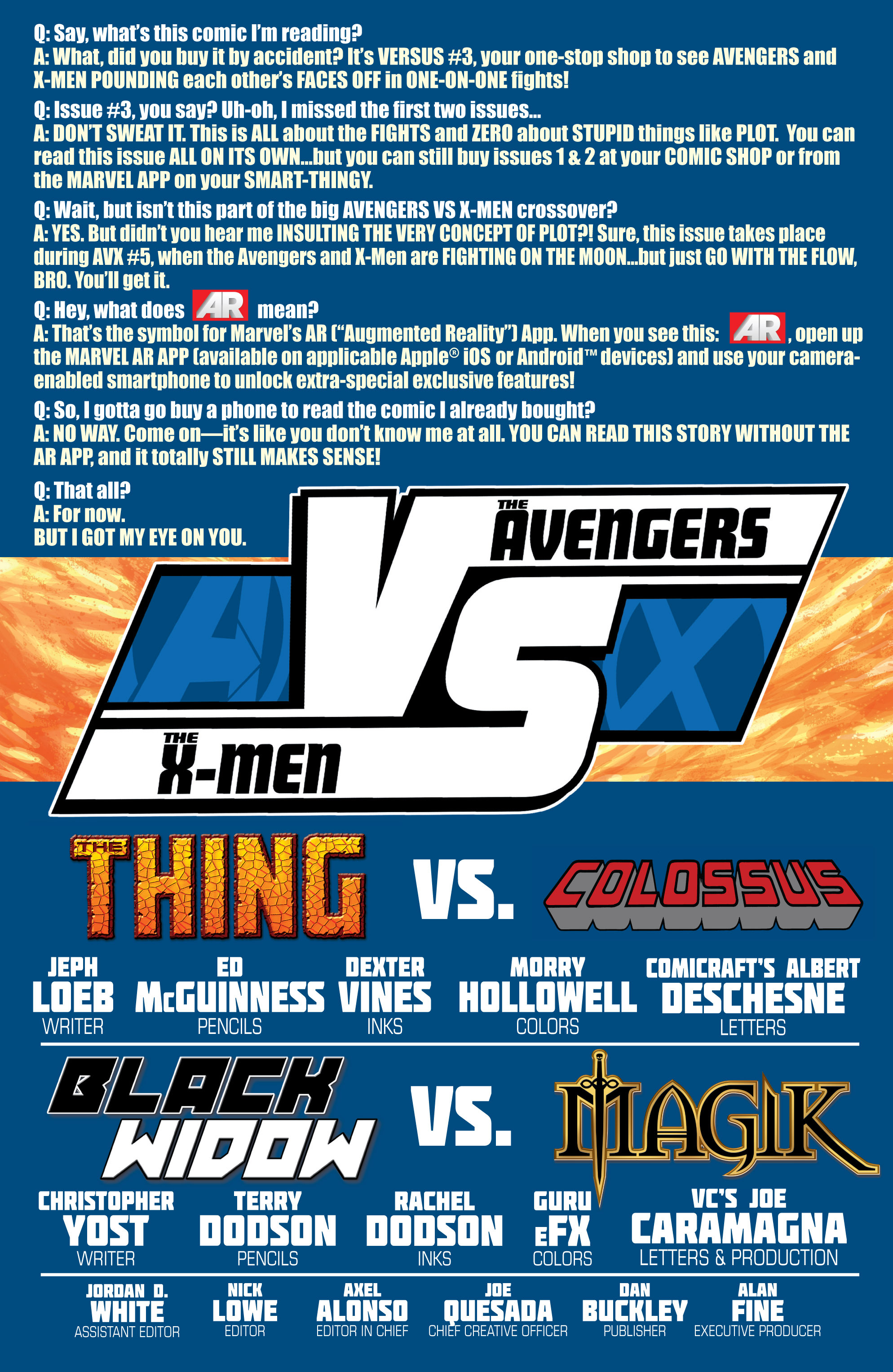 Read online AVX: VS comic -  Issue #3 - 2