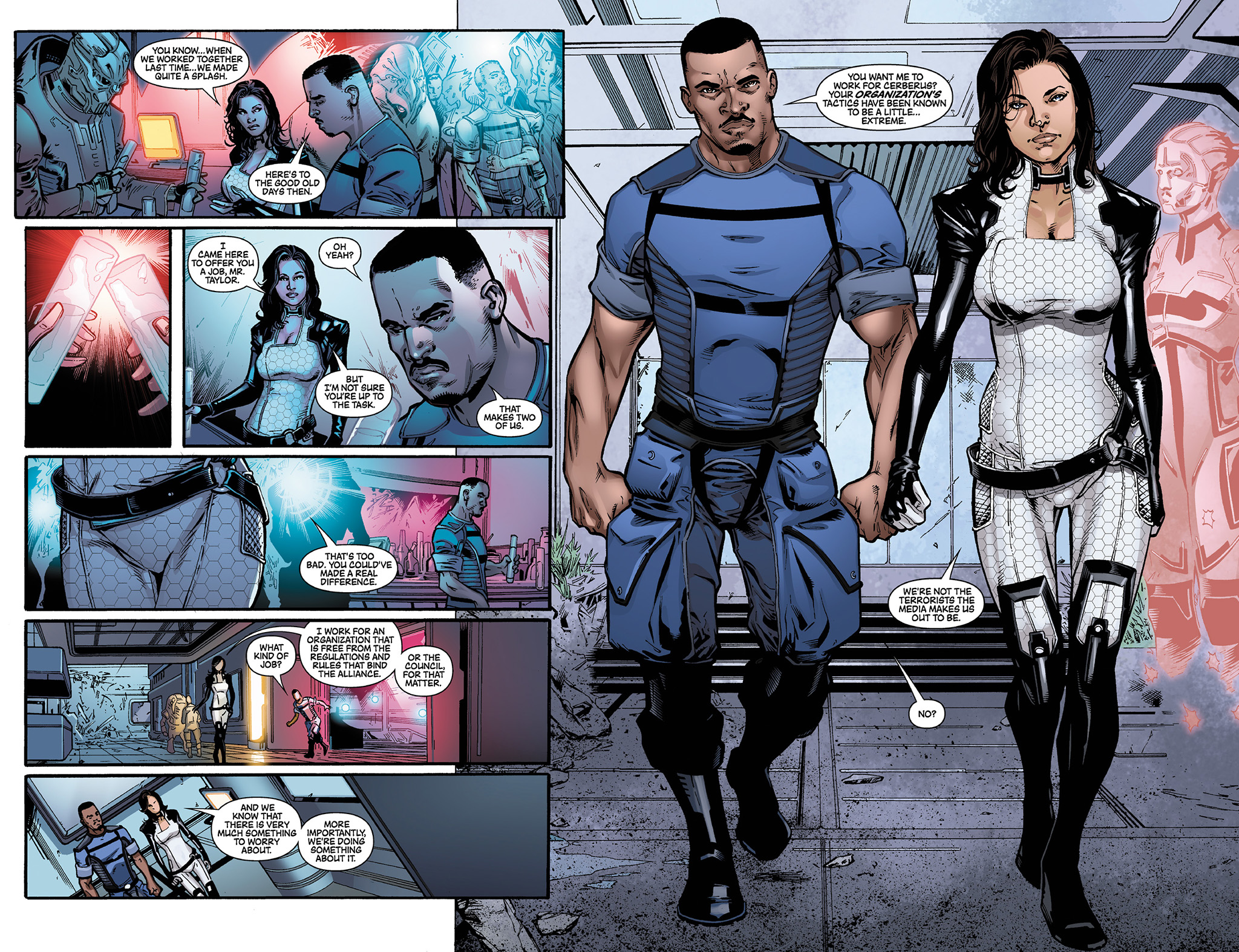 Read online Mass Effect: Foundation comic -  Issue #5 - 8
