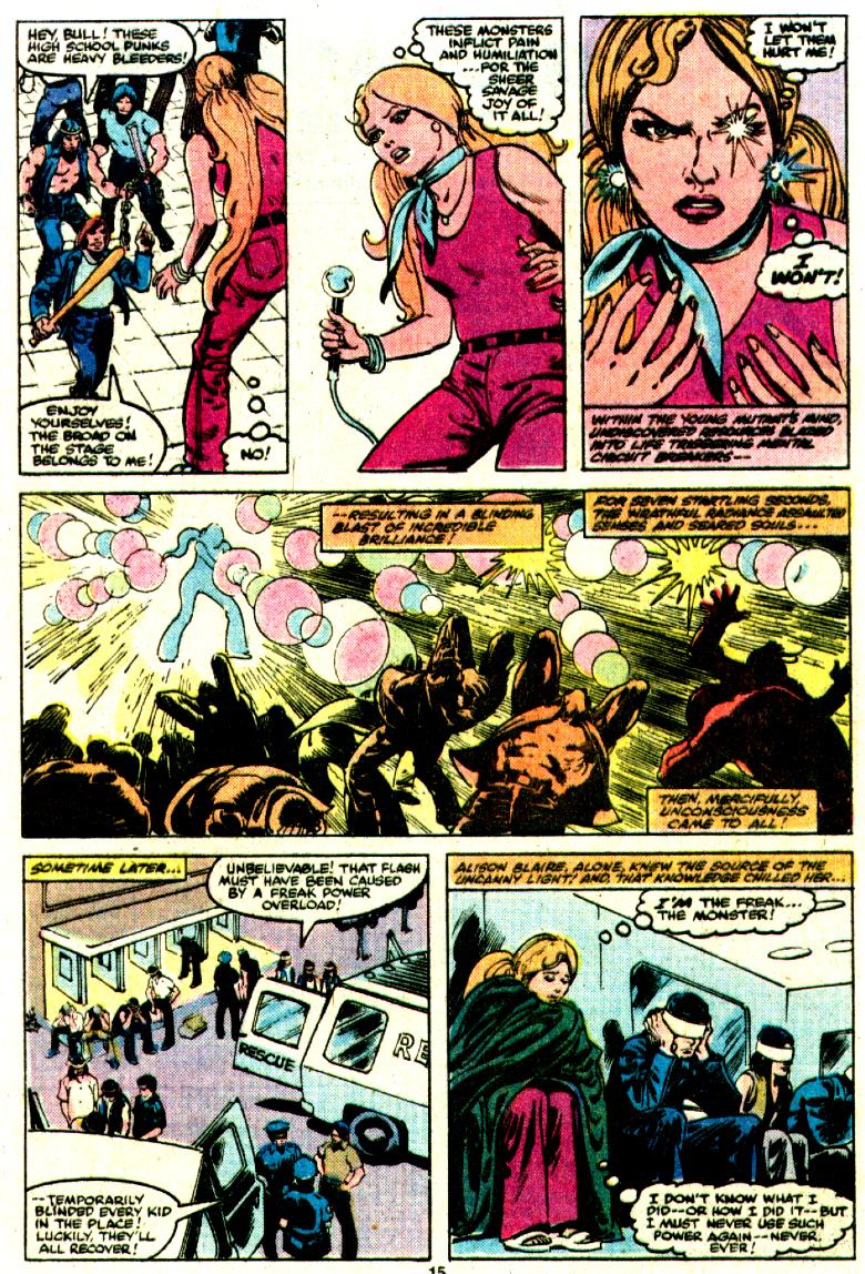 Read online Dazzler (1981) comic -  Issue #1 - 14