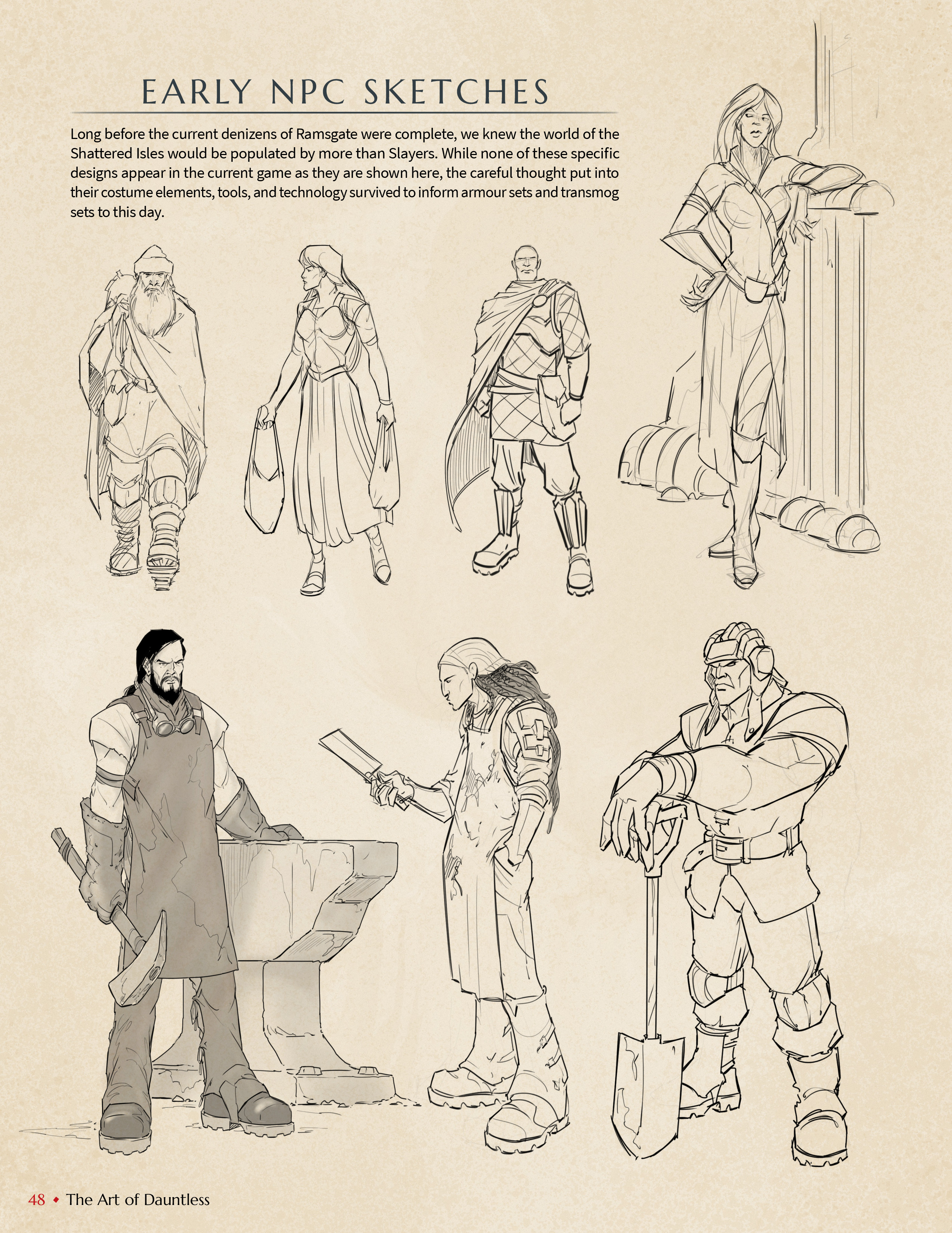 Read online The Art of Dauntless comic -  Issue # TPB - 42