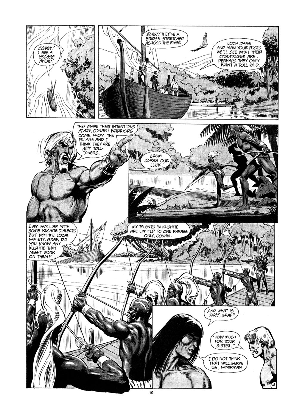Read online The Savage Sword Of Conan comic -  Issue #149 - 10